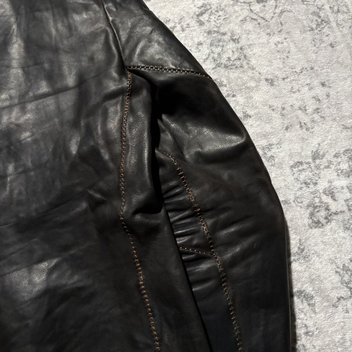 Incarnation Incarnation AW13 Scar Stitched High Neck Leather Jacket | M Size US M / EU 48-50 / 2 - 12 Thumbnail