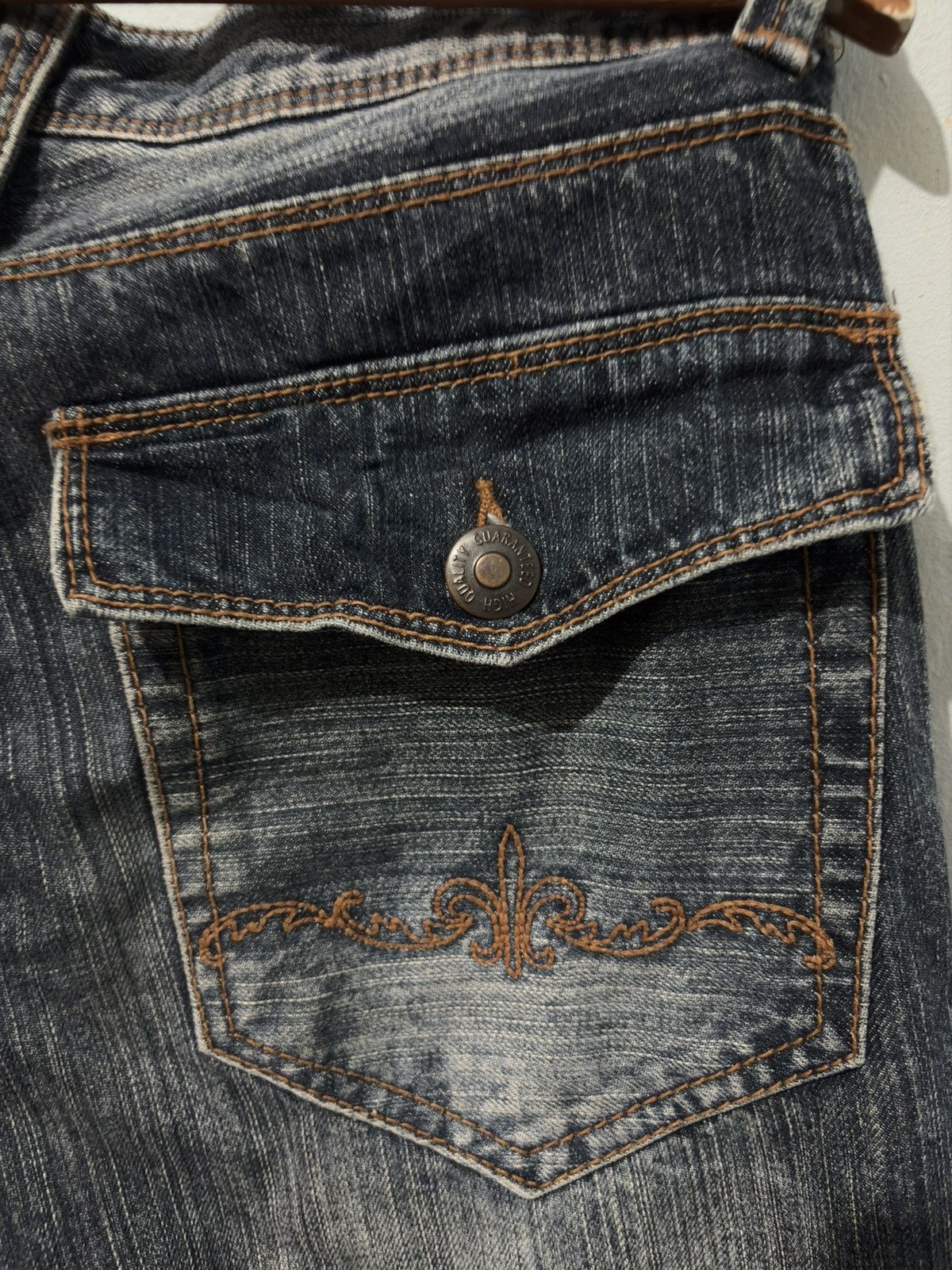 Japanese Brand High Quality Guarented Distressed Denim Size US 30 / EU 46 - 14 Thumbnail