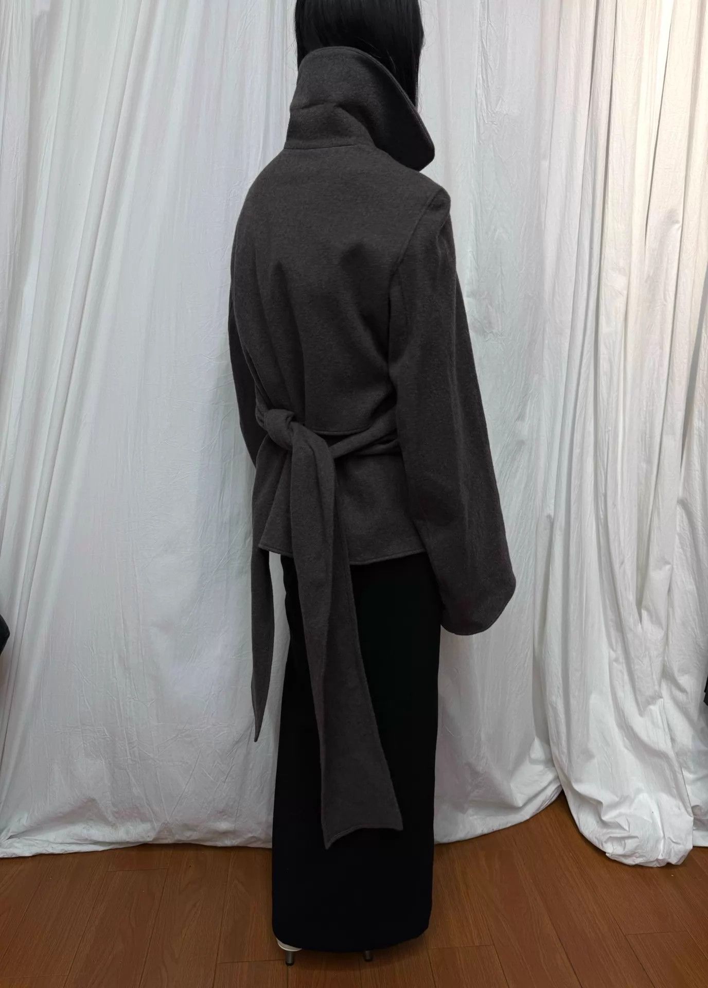 Lemaire Lemaire Wool Cross Strap Blazer Gray-Brown FR36 Size XS / US 0-2 / IT 36-38 - 8 Thumbnail