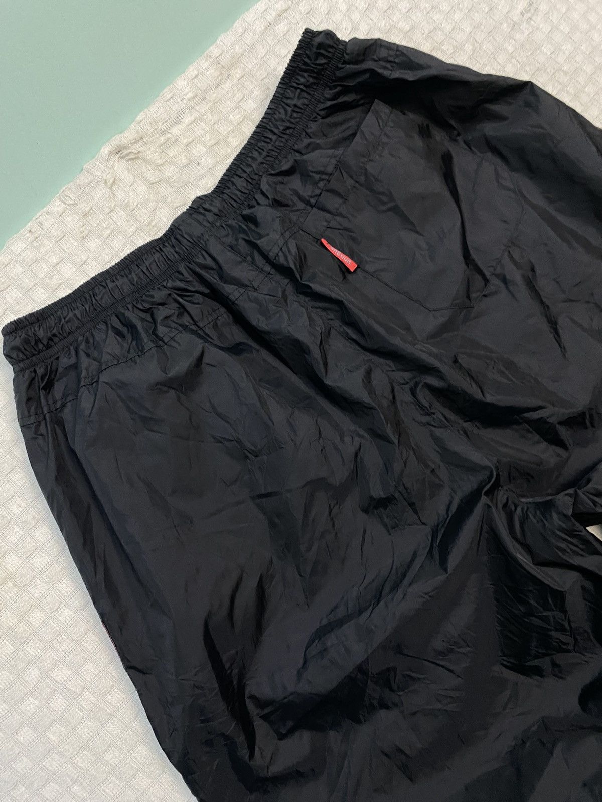 Ecko Unltd. 💥 VINTAGE ECKO 90S BAGGY WIDE LEG SWOOSH TRACK PANTS Y2K Size US 28 / EU 44 - 10 Thumbnail