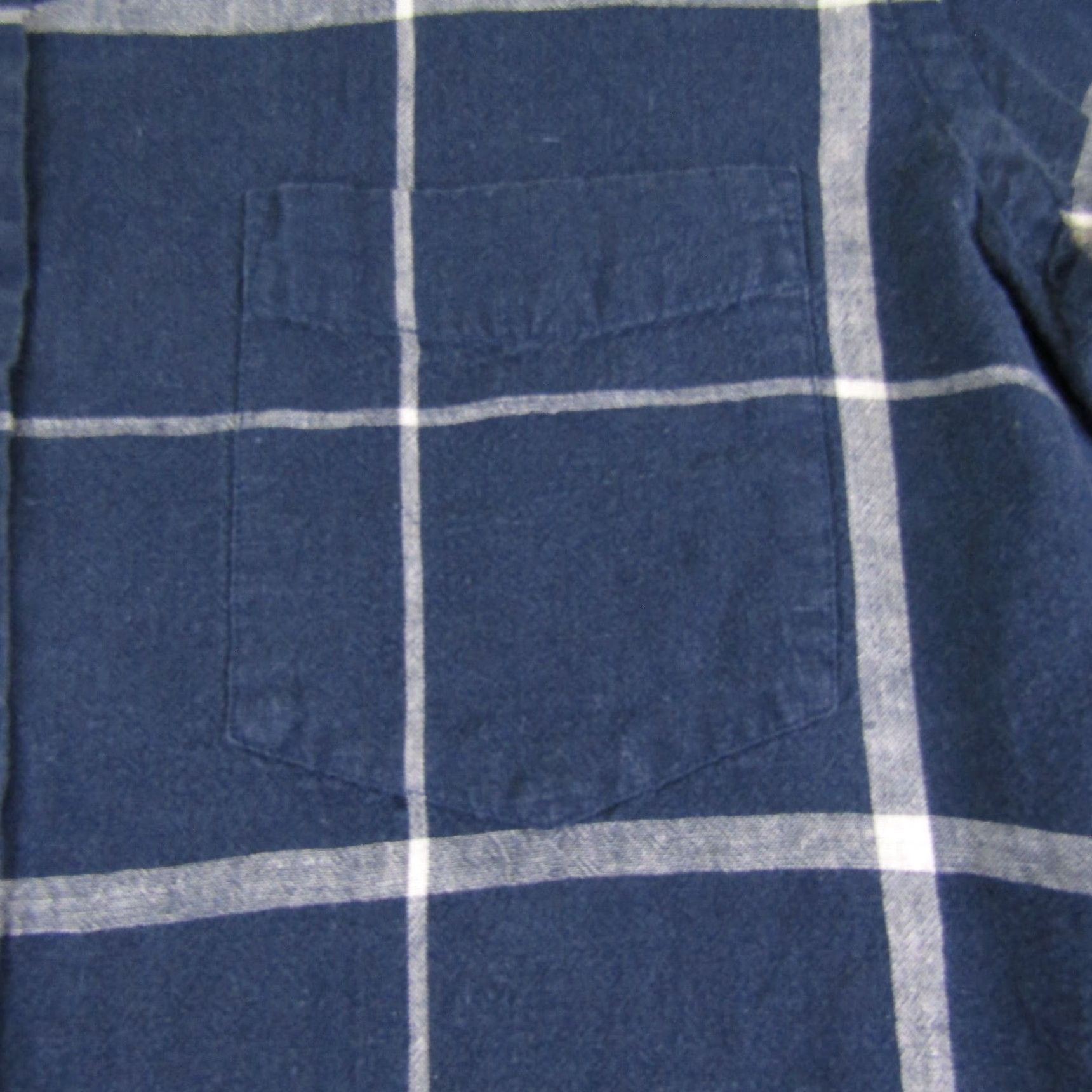 Saturdays NYC VINTAGE Saturdays NYC Shirt Mens Small Long Sleeve Blue Plaid Linen Blend Button Up Casual Outdoor Mens Size US S / EU 44-46 / 1 - 3 Thumbnail