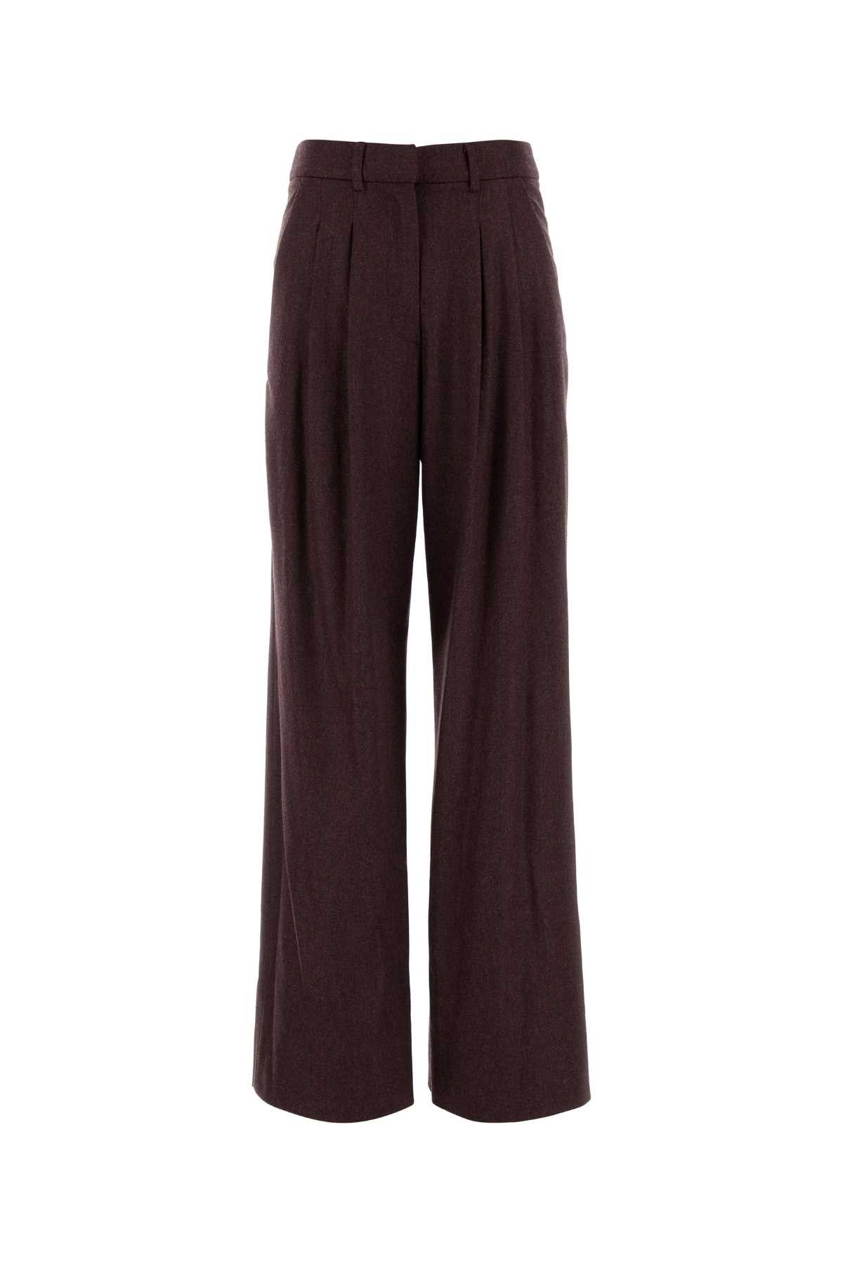 PT Torino Grape Stretch Wool Blend Wide-Leg Pant Size 26" / US 2 / IT 38 - 1 Thumbnail
