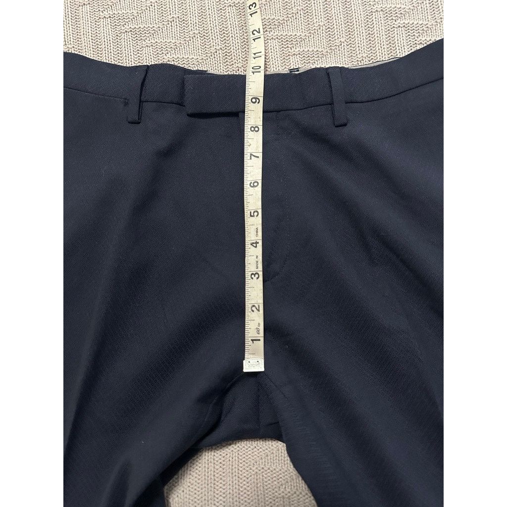 Banana Republic Banana Republic textured navy modern slim fit pants size 32 Size US 32 / EU 48 - 8 Thumbnail