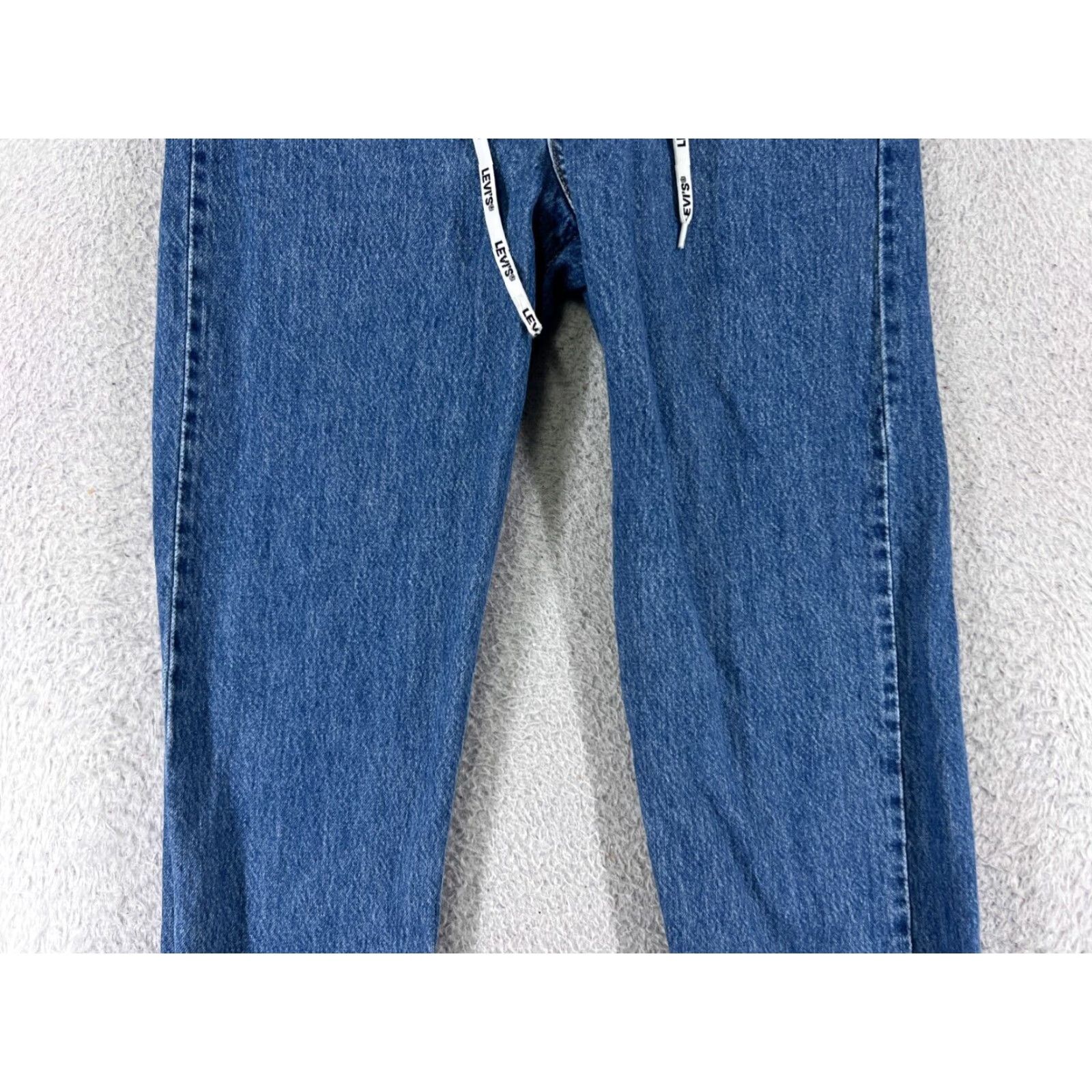 Levi's Levi's Jeans 501 Blue Denim Jeans Jogger 25x24 Regular 5-Pocket USA Button Drawstring Medium Wash Size US 26 / EU 42 - 7 Thumbnail