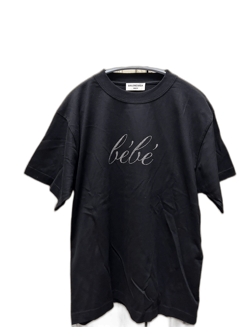 Balenciaga Balenciaga Black Short Sleeve T-Shirt with Logo Size US L / EU 52-54 / 3 - 1 Thumbnail
