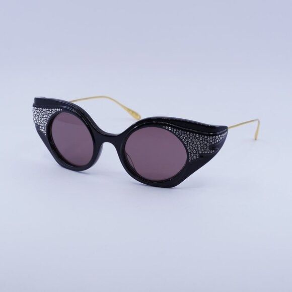 Gucci 🕶️ New Gucci GG1327S 001 Sunglasses - Shiny Black Size ONE SIZE - 1 Thumbnail