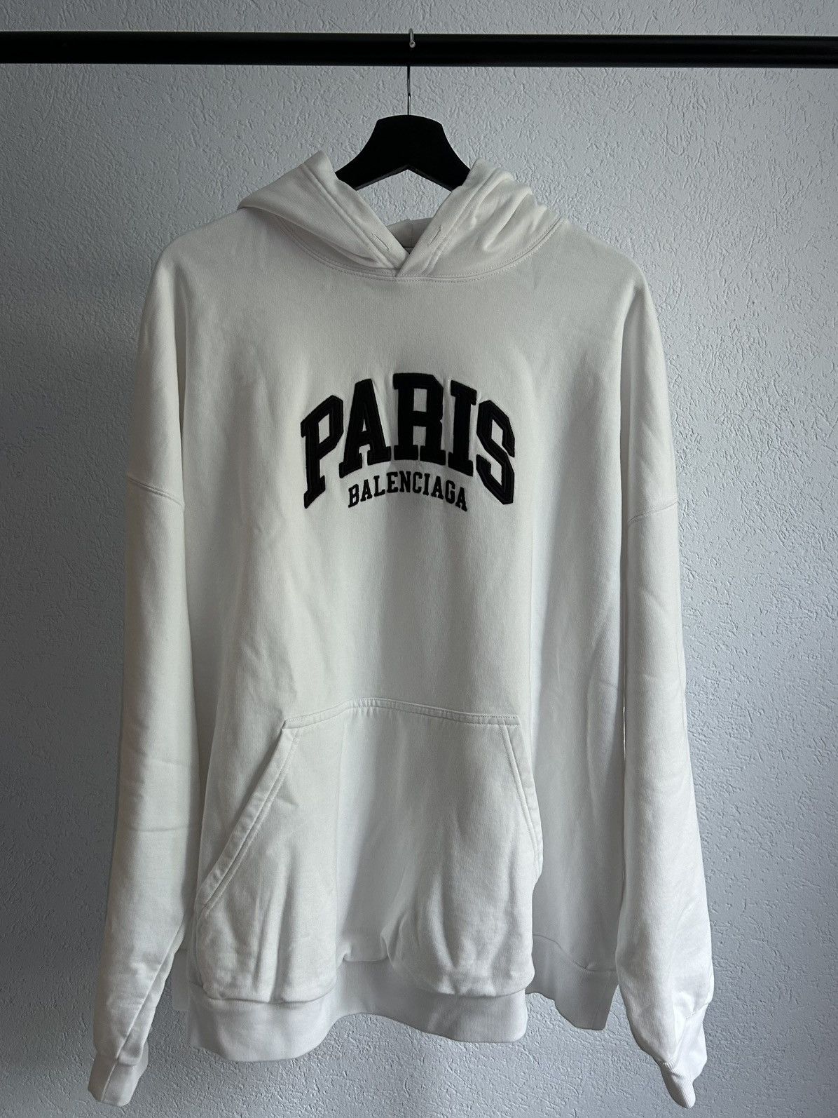 Balenciaga Paris Cities Hoodie White