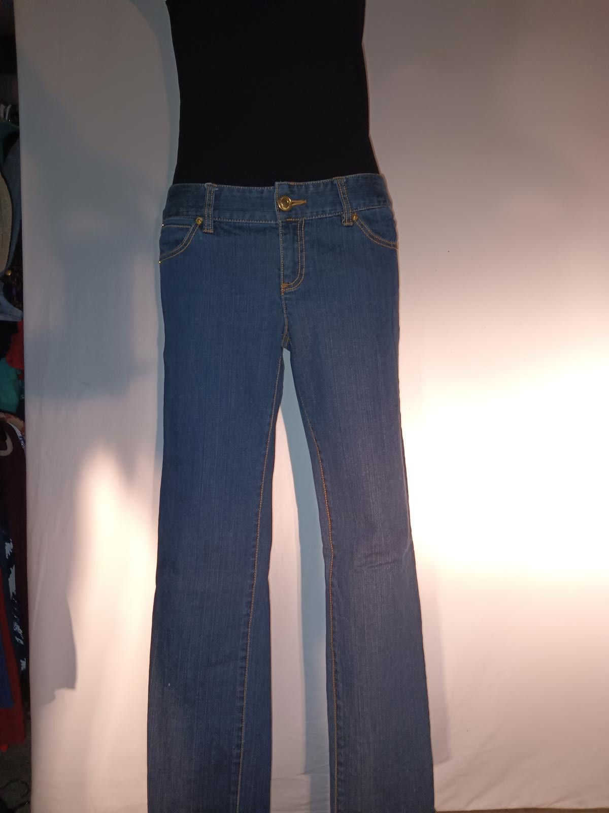 Designer Stylish Blue Flare Jeans Size 30" / US 8 / IT 44 - 1 Thumbnail