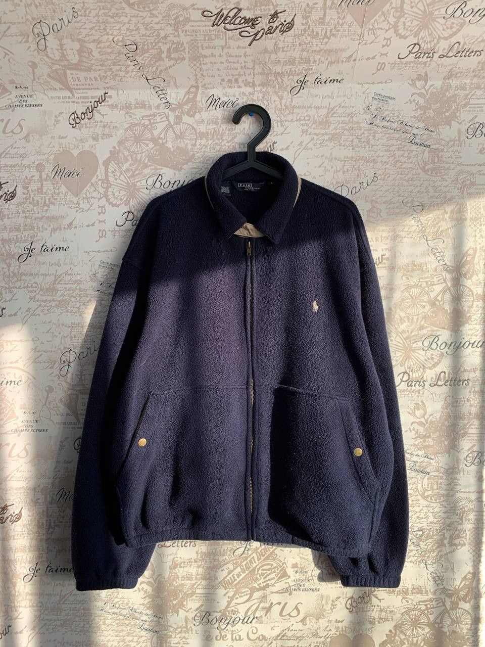 Polo Ralph Lauren Vintage Mens Polo Ralph Lauren Fleece Bomber Jacket Size L Size US L / EU 52-54 / 3 - 1 Thumbnail