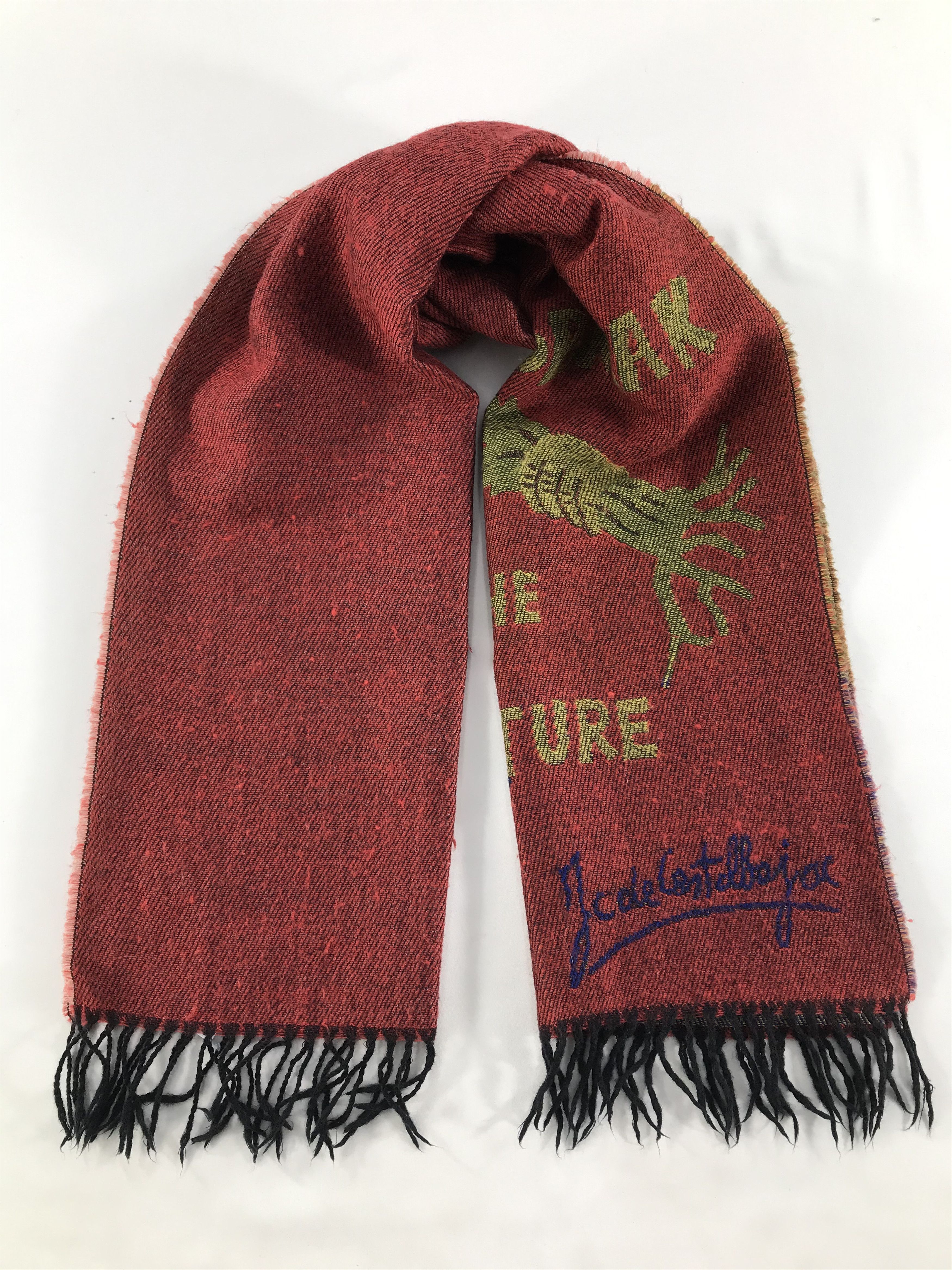 Jean Charles De Castelbajac Vintage Castelbajac Scarf/Muffler/Neckwear MF1099 Size ONE SIZE - 1 Thumbnail