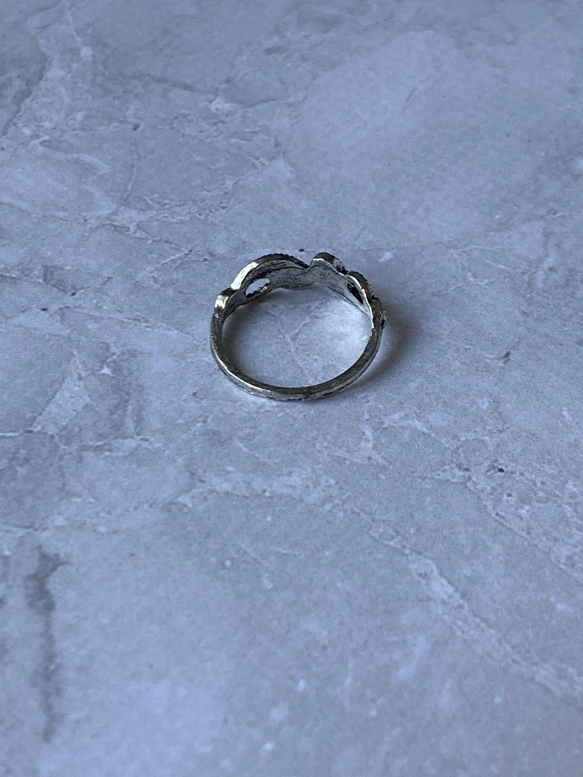 Japanese Brand × Jewelry × Vintage Vintage Ornate Drop Motif Ring - Retro Style Size ONE SIZE - 3 Thumbnail