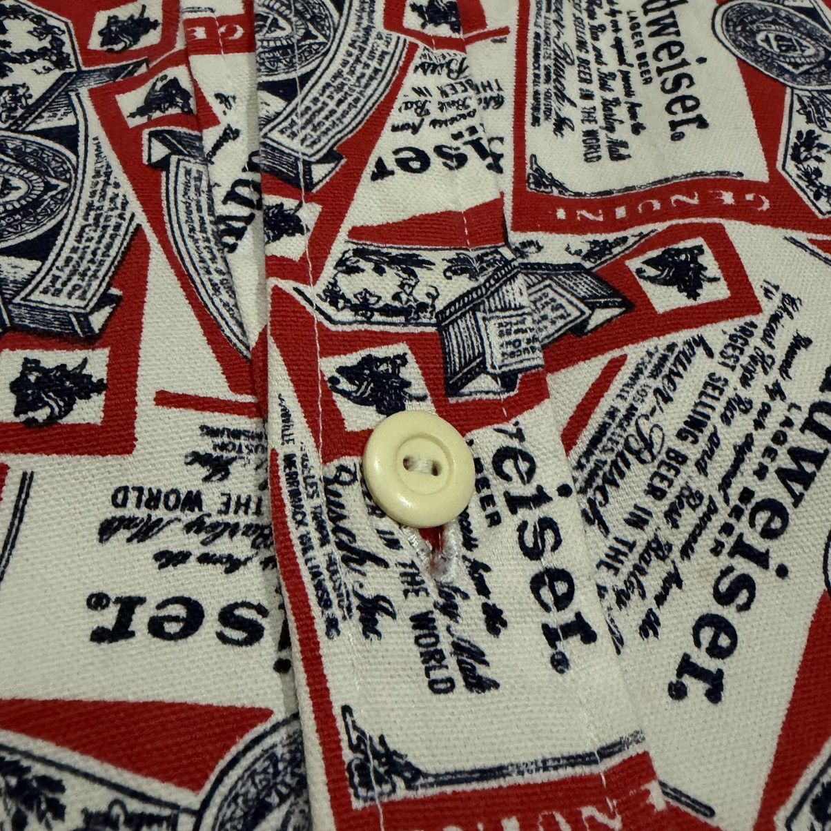 Budweiser Vintage budweiser all over print shirt Size US XL / EU 56 / 4 - 4 Thumbnail