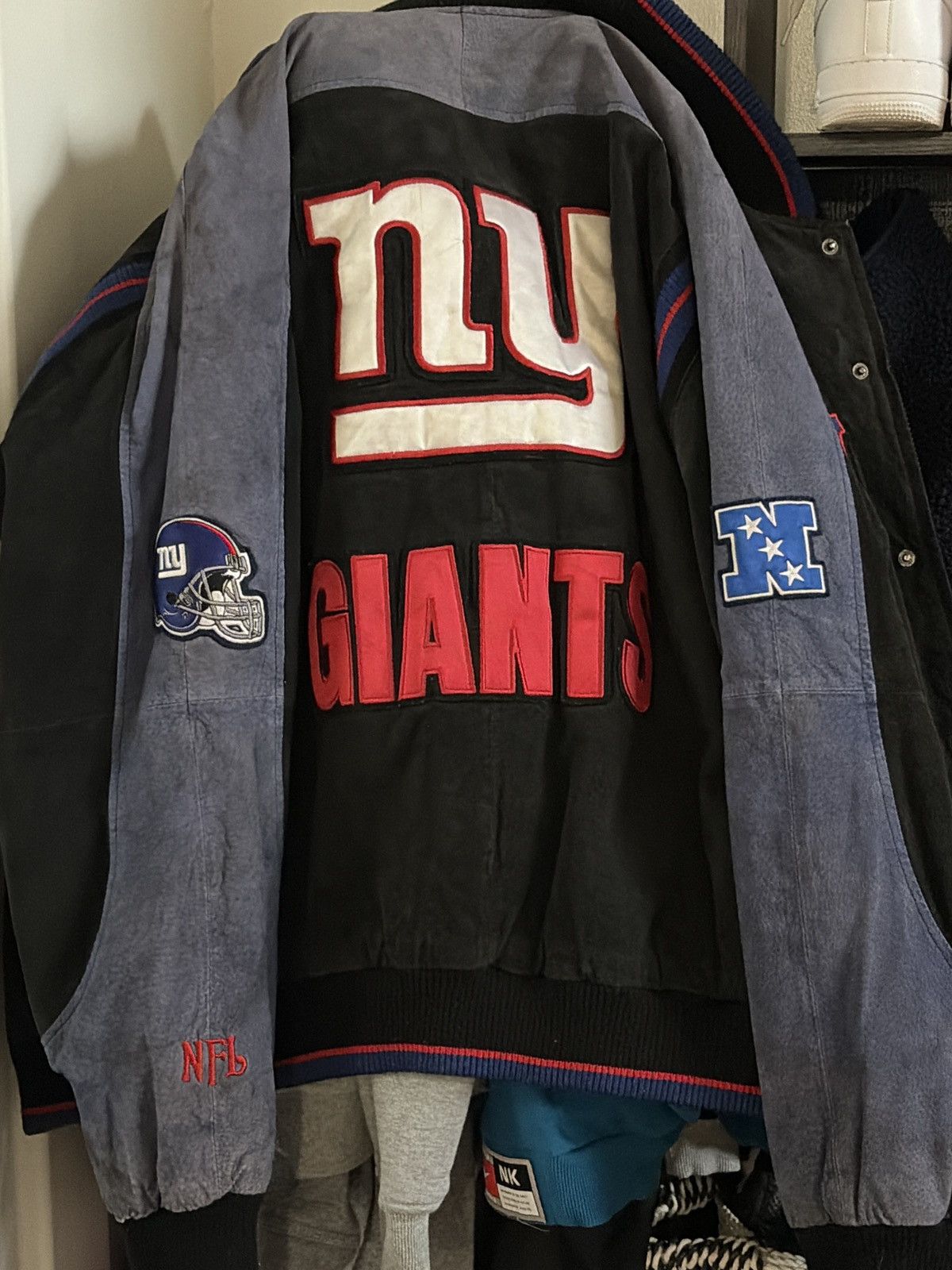 NFL 1990’s nfl branded New York giants shade winter coat Size US XL / EU 56 / 4 - 1 Thumbnail