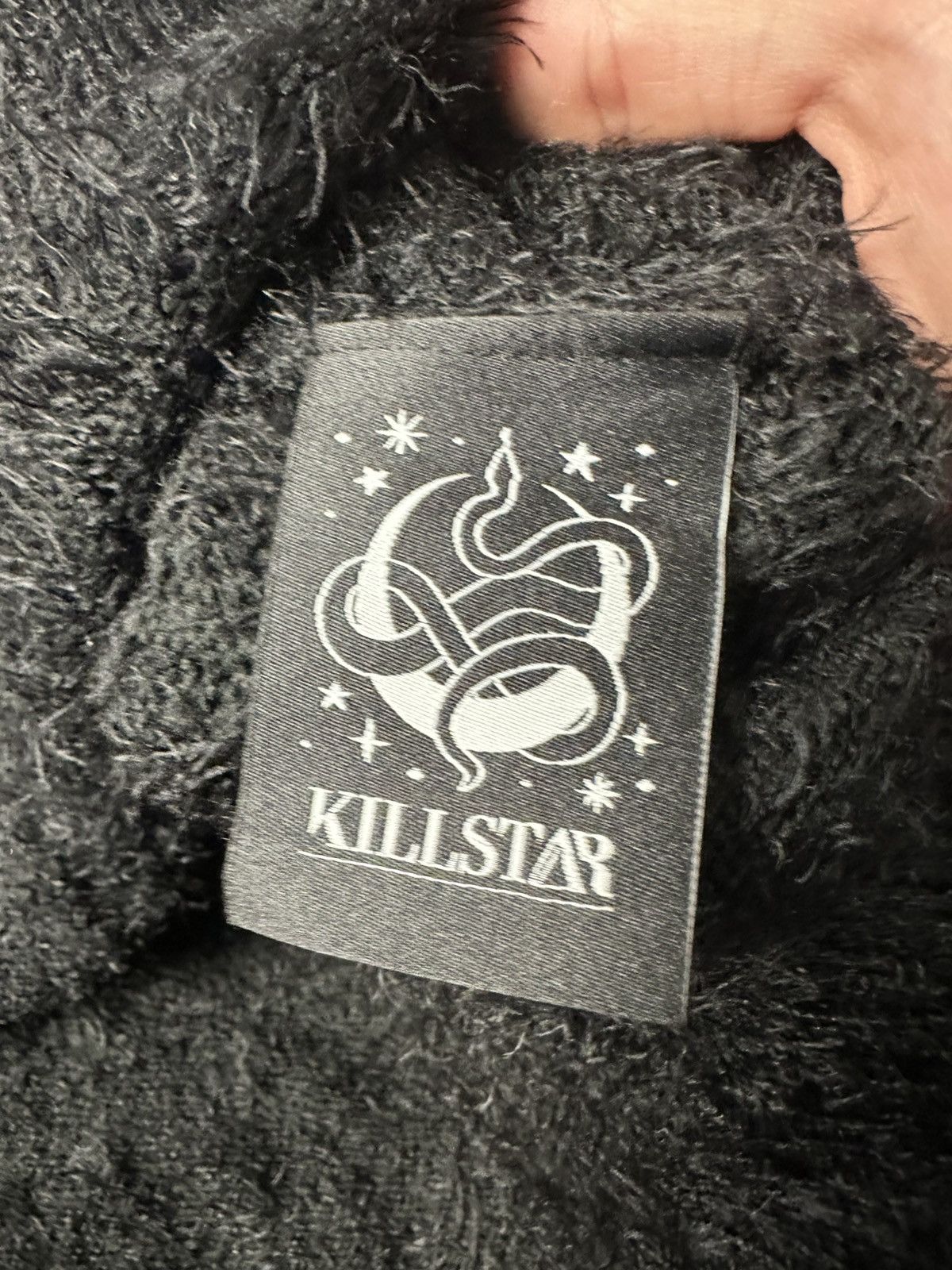 Killstar Black LGB If Six Was Nine Vibe Mohair Faux Fur Knit Sweater Size US M / EU 48-50 / 2 - 6 Thumbnail