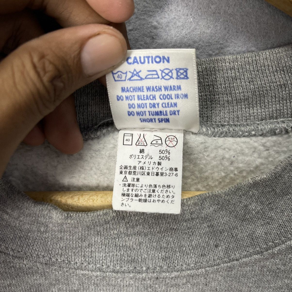 Edwin Vintage 80s Edwin Western Outdoor Crewneck Sweatshirt Gray Size US L / EU 52-54 / 3 - 8 Thumbnail