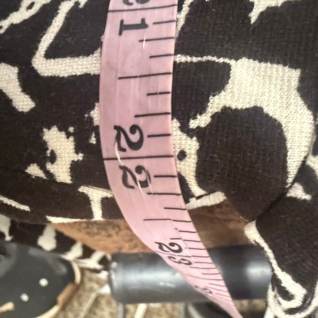 Chicos Women's Chico's Espresso&Cream Abstract moto Jacket Size L Size L / US 10 / IT 46 - 13 Thumbnail