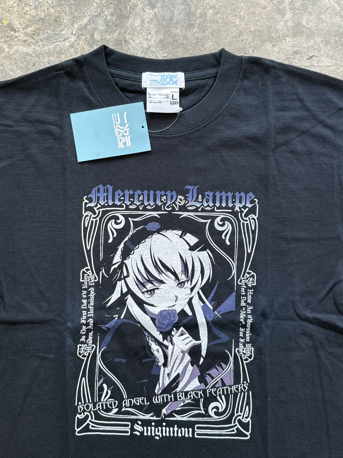 2006 Cospa Rozen Maiden “Suigintou” Anime T-shirt