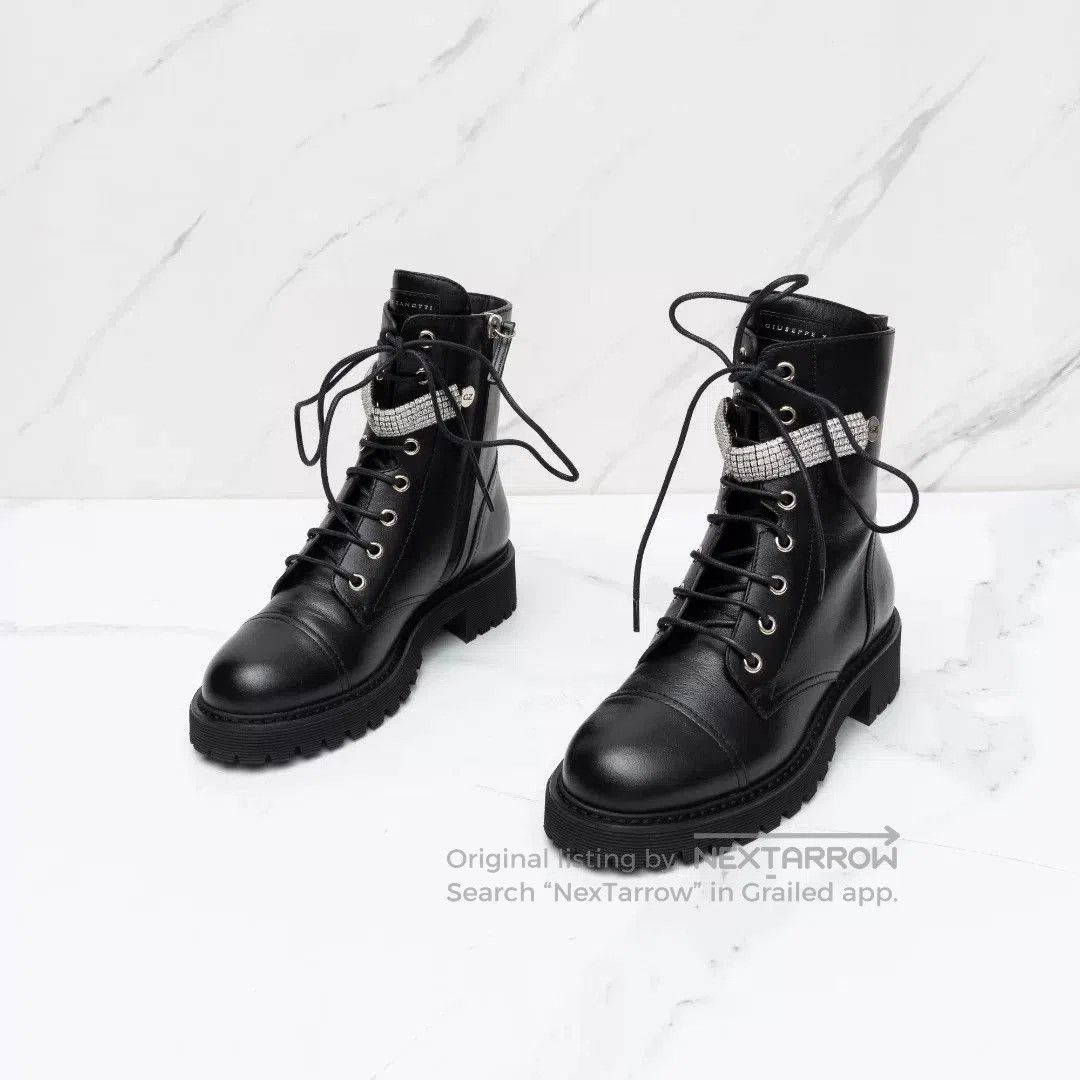 Giuseppe Zanotti Giuseppe Zanotti Women's Crystal Martin Boots. Size US 6 / IT 36 - 2 Thumbnail