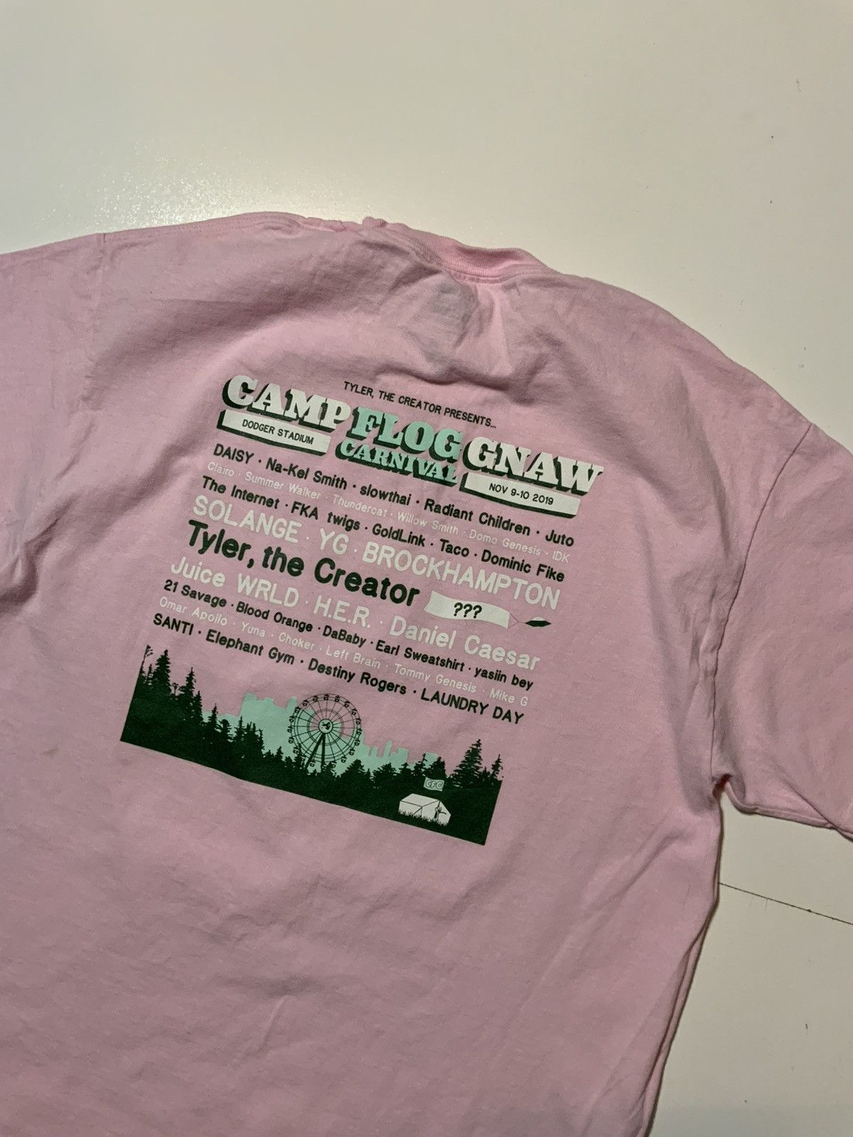 Golf Wang Camp Flog Gnaw Carnival Golf Wang Concert Lineup T-Shirt Size US L / EU 52-54 / 3 - 5 Thumbnail