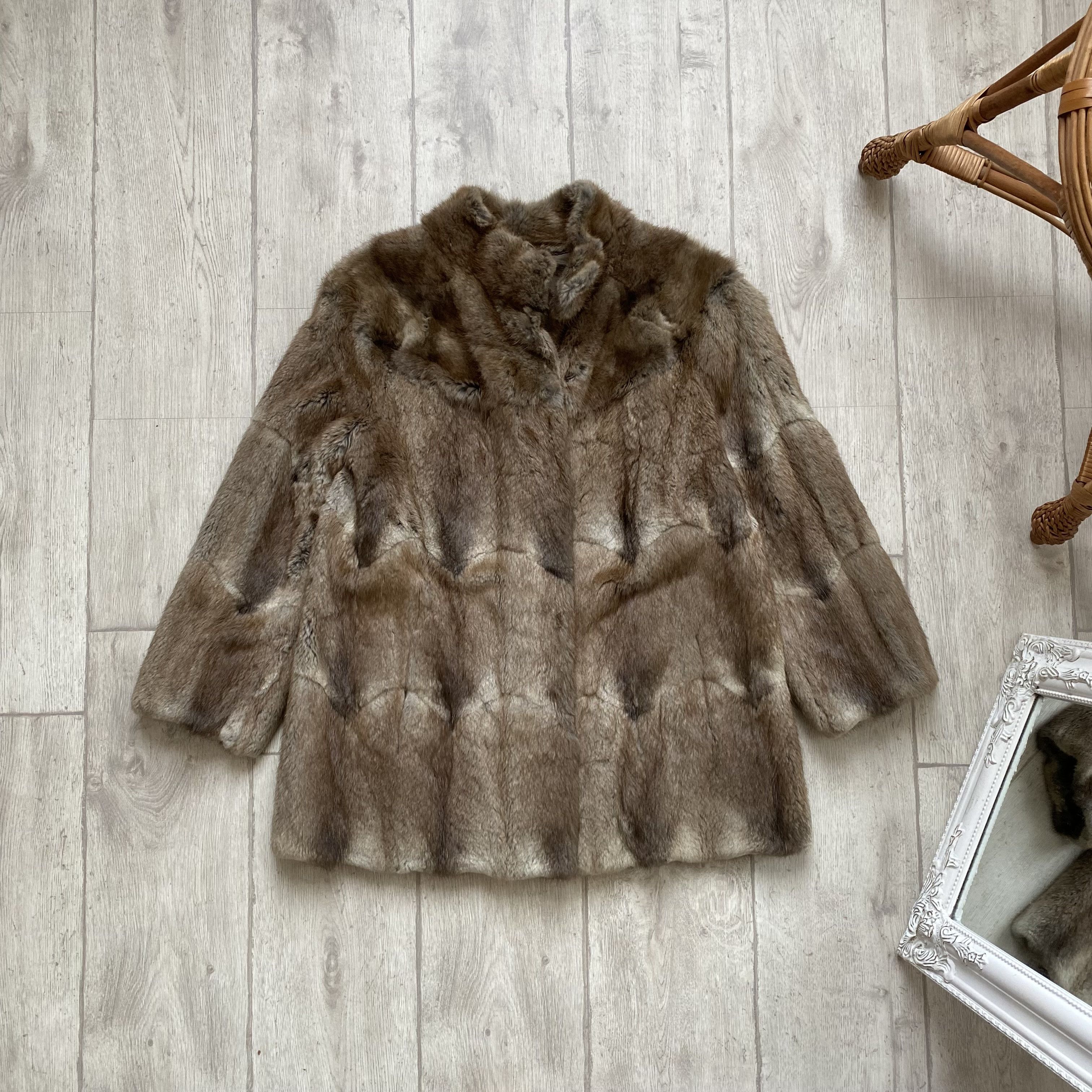 Vintage Vintage 90’s Oldmaney Real Fur Coat Lxury Designer Leather Size M / US 6-8 / IT 42-44 - 1 Thumbnail