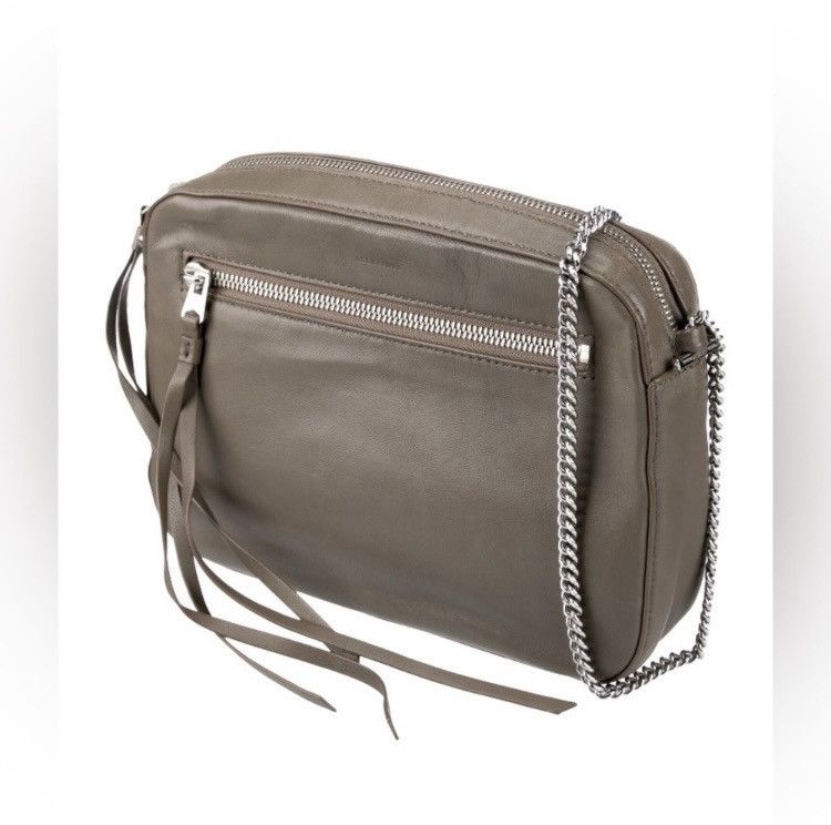 Allsaints AllSaints Leather Chain Square Crossbody Size ONE SIZE - 2 Thumbnail