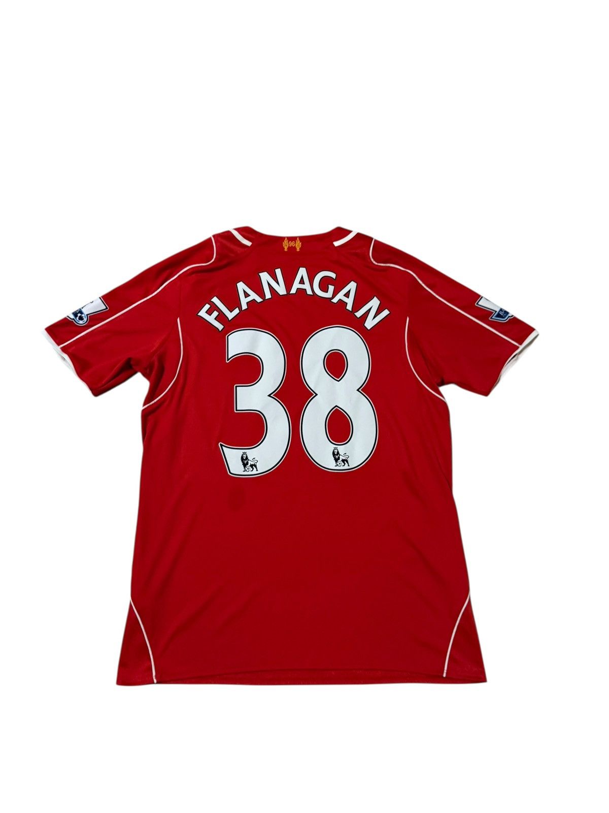 Warrior Flanagan Warrior Liverpool 2014 2015 Home Soccer Jersey Size US M / EU 48-50 / 2 - 1 Thumbnail