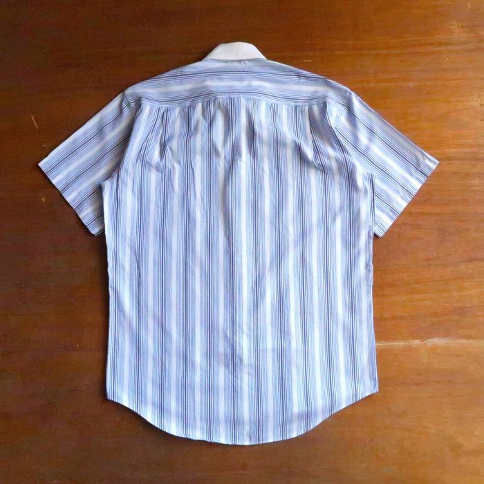 Balenciaga 🔥 Rare 90s Vintage Balenciaga Luxury Blue Stripe Shirt