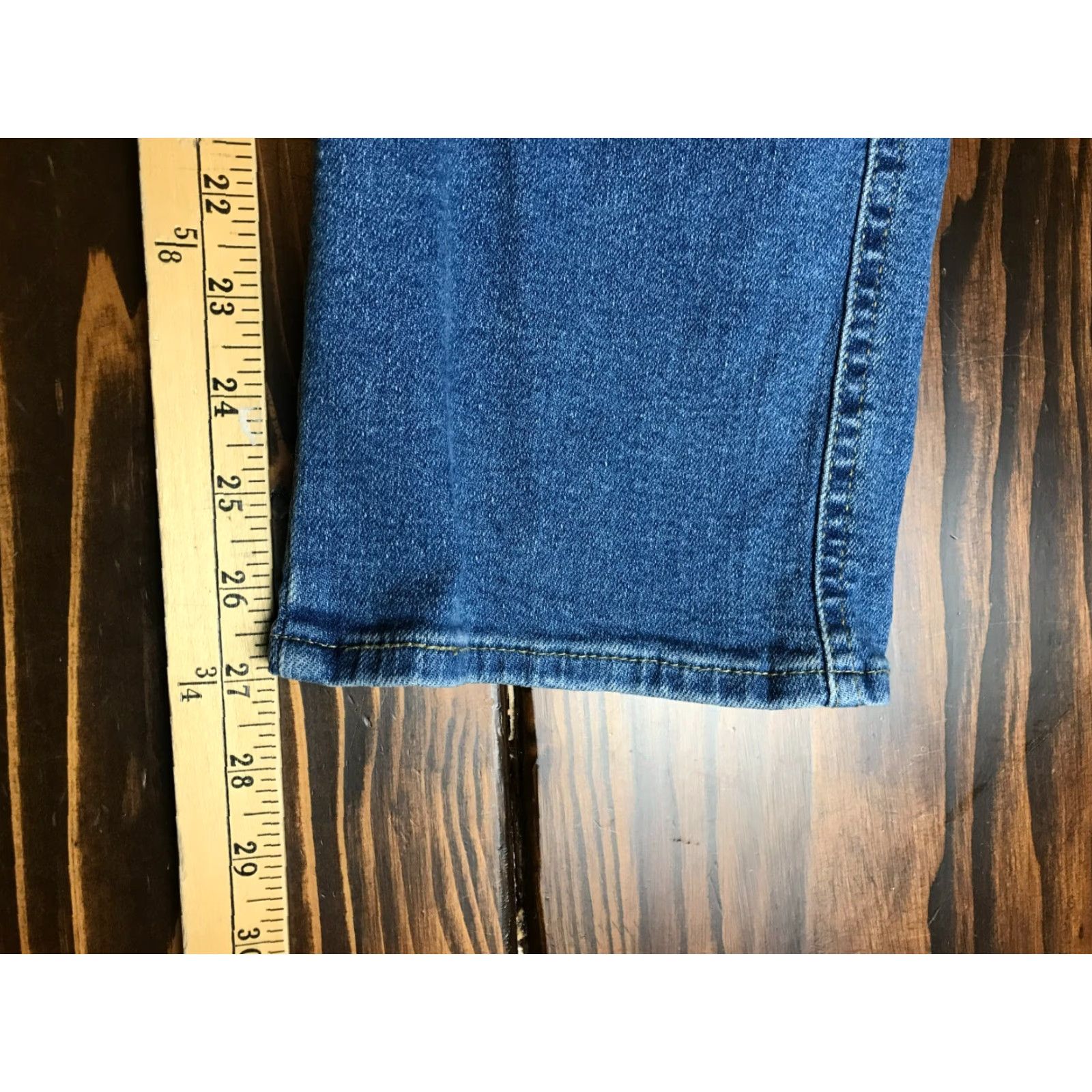 Levi's Levi's Jeans Women 16 High Rise Straight Heritage Distressed Blue Denim Womens Size 38" / US 16 / IT 52 - 5 Thumbnail
