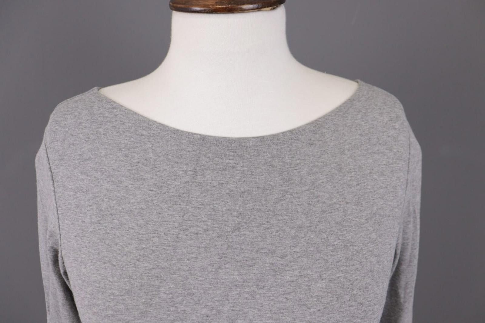 Eileen Fisher Eileen Fisher Gray Pullover Cropped Sweater Size M / US 6-8 / IT 42-44 - 2 Thumbnail