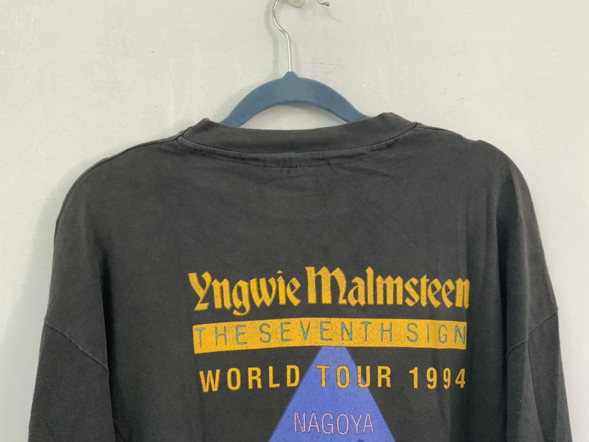 Band Tees Vintage Yngwie Malmsteen The 7th Sign World Tour 1994 Tee Size US L / EU 52-54 / 3 - 8 Thumbnail