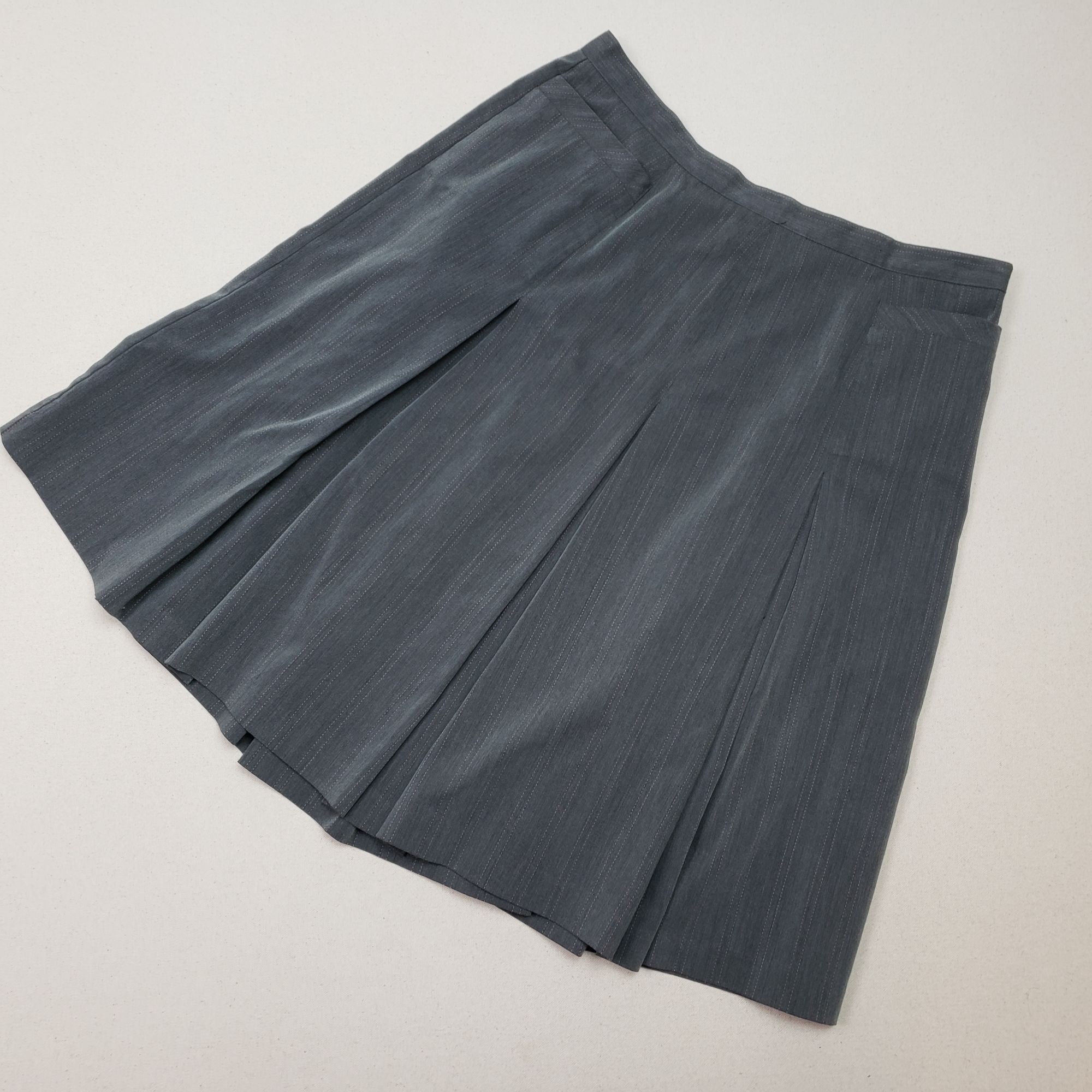 Other Hillard & Hanson Womens Mid-Rise Panel Gray Stretch Skirt 10 Size 28" / US 6 / IT 42 - 1 Thumbnail