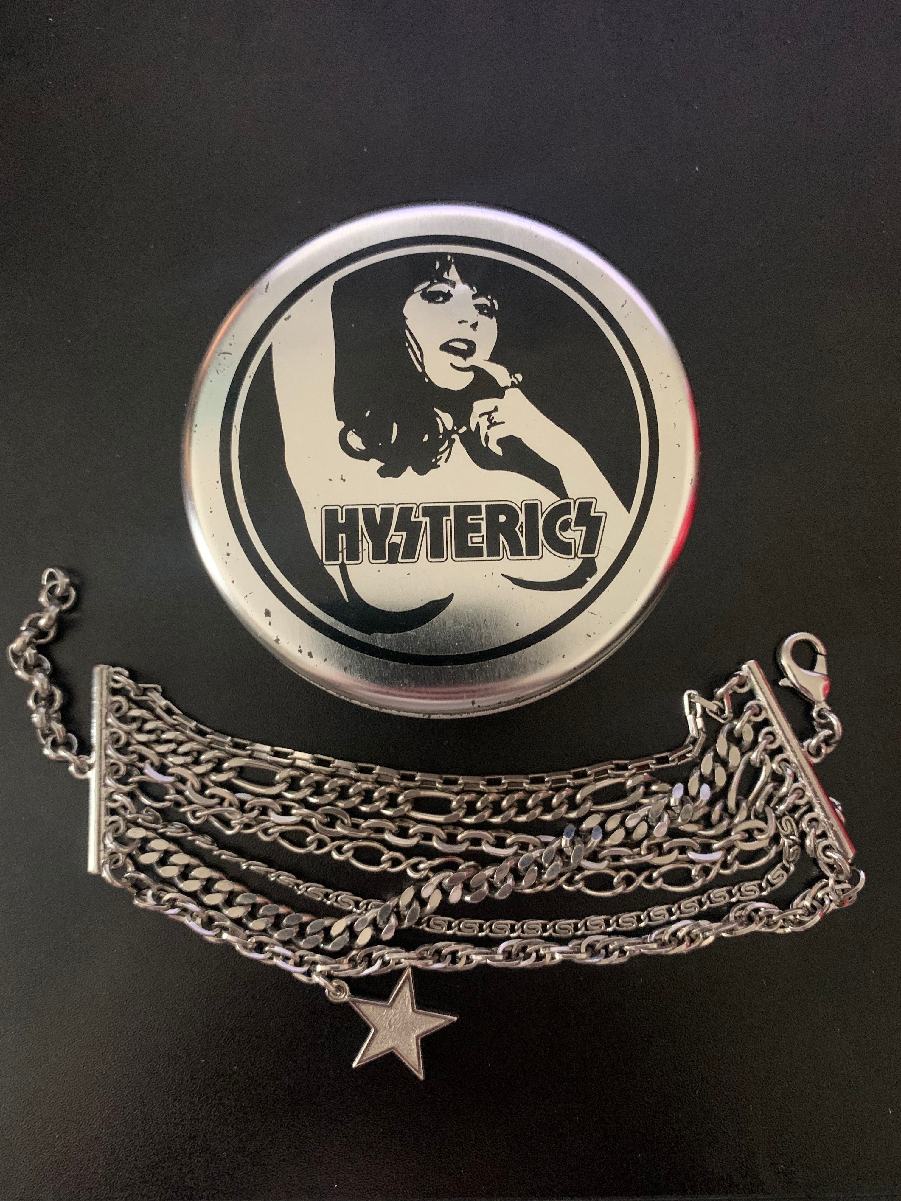Pre-owned Hysteric Glamour 7 Chain Bracelet (w/case) In Silver