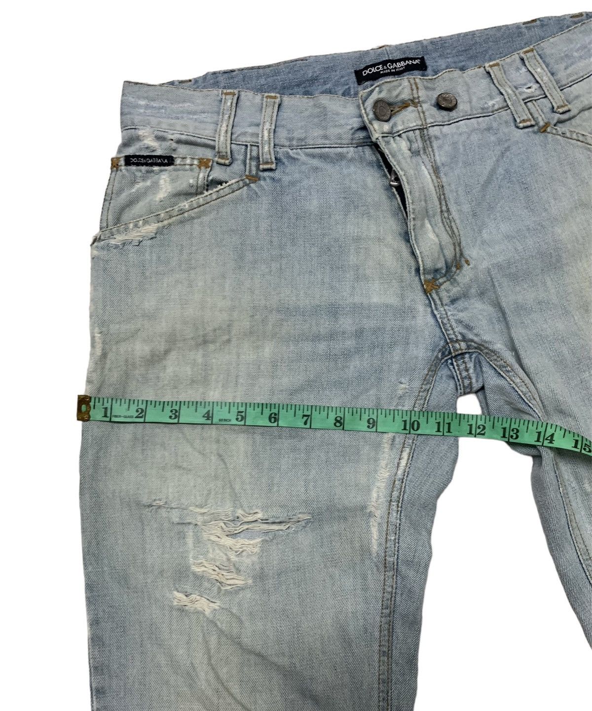 Dolce & Gabbana DOLCE & GABBANA Distressed denim Size US 34 / EU 50 - 5 Thumbnail