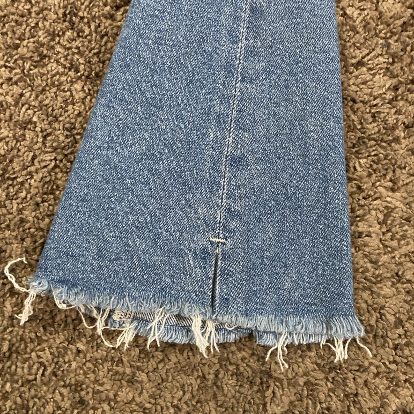 7 For All Mankind 7 For All Mankind Luxe Ultra High Rise Slim Kick Jeans Sz 24 Size 24" / US 00 / IT 34 - 6 Thumbnail
