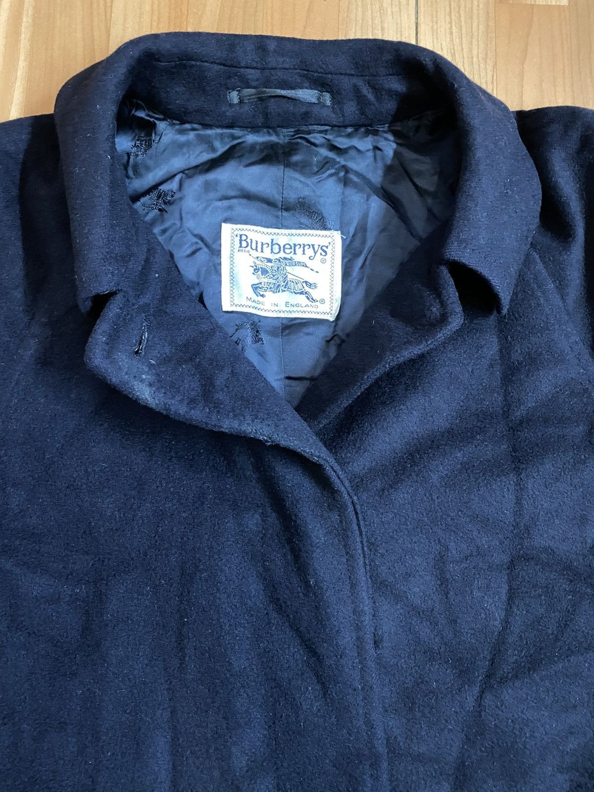 Burberry BURBERRYS VINTAGE COAT PURE CASHMERE JACKET MADE IN ENGLAND Size M / US 6-8 / IT 42-44 - 4 Thumbnail
