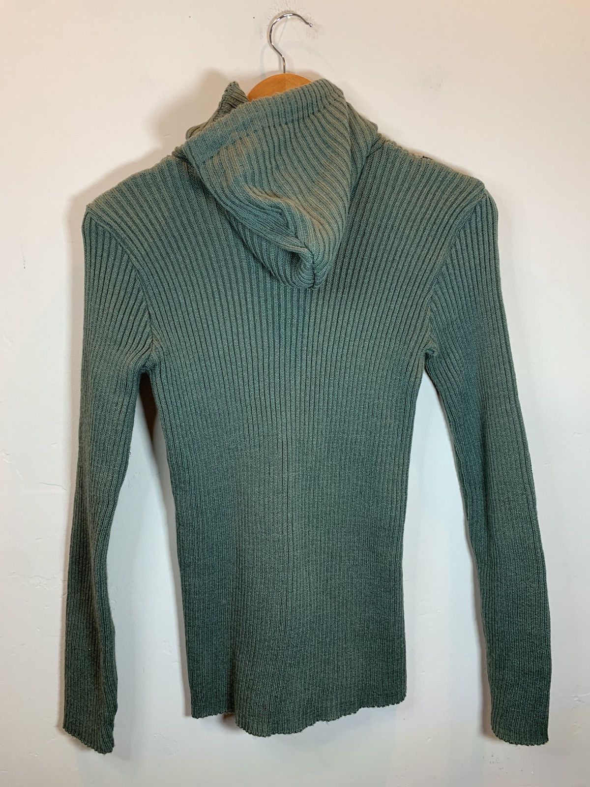 Vintage *RARE* Vintage 1960’s French Military Knit Hoodie Sweater Size US S / EU 44-46 / 1 - 2 Thumbnail