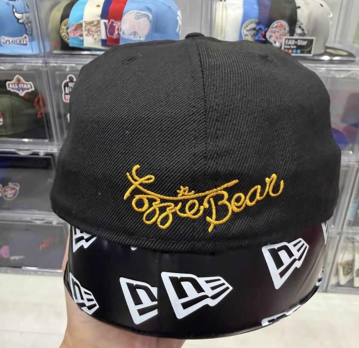 New Era New Era Cartoon Embroidered Flat Brim Baseball Cap J32 Size ONE SIZE - 3 Thumbnail