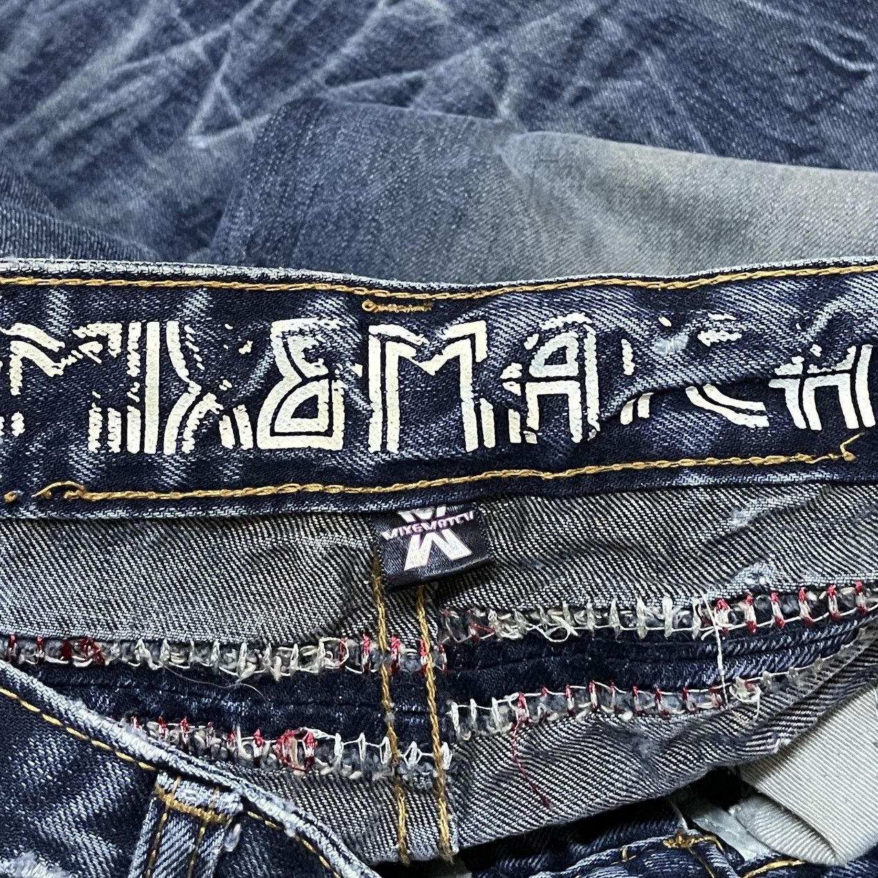 Japanese Brand Rare Design Vintage Japanese Brand Mix & Match Jeans 2000s Size US 30 / EU 46 - 10 Thumbnail