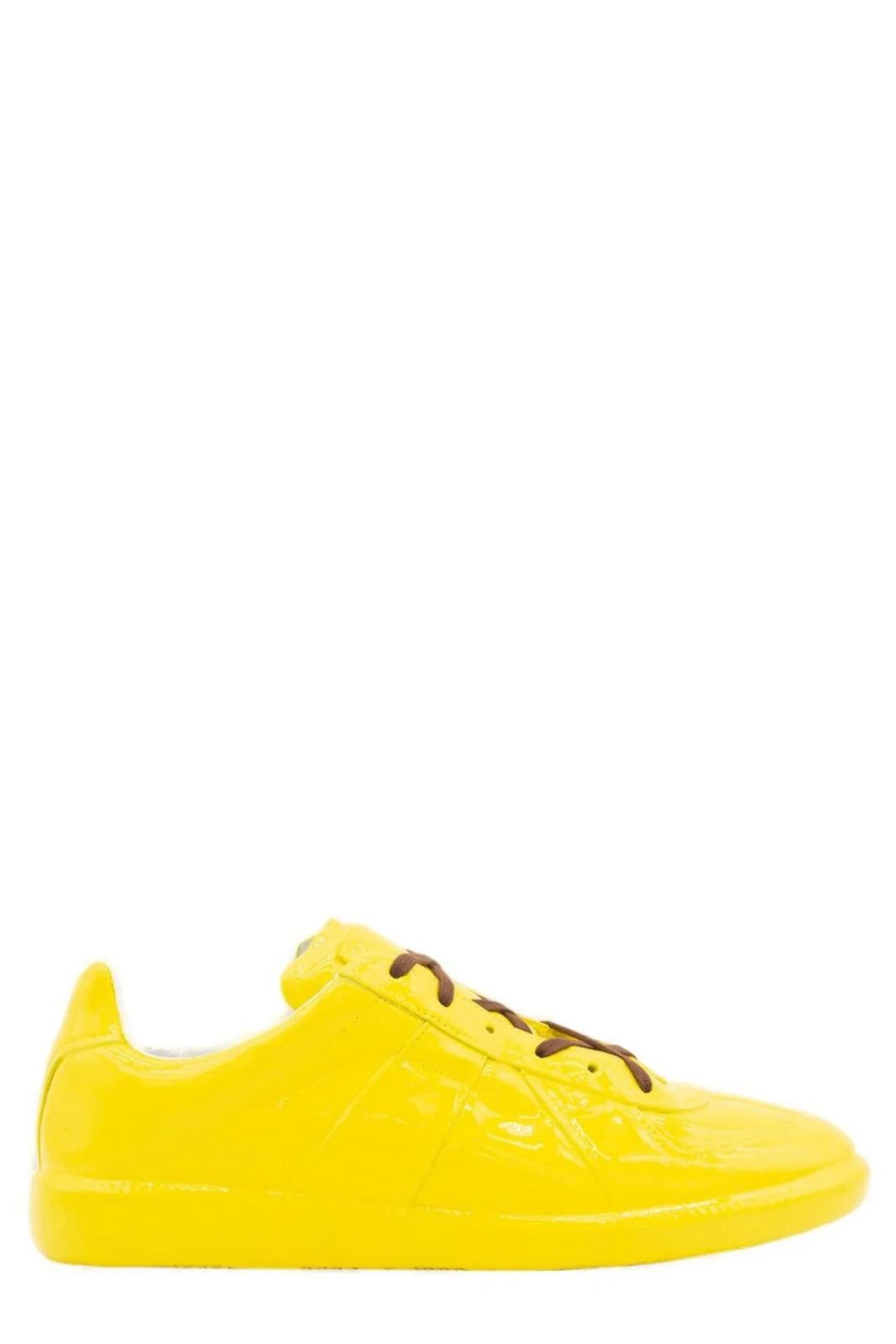 Maison Margiela Maison Margiela Replica Lace-Up Sneakers in Yellow Size US 11 / EU 44 - 1 Thumbnail