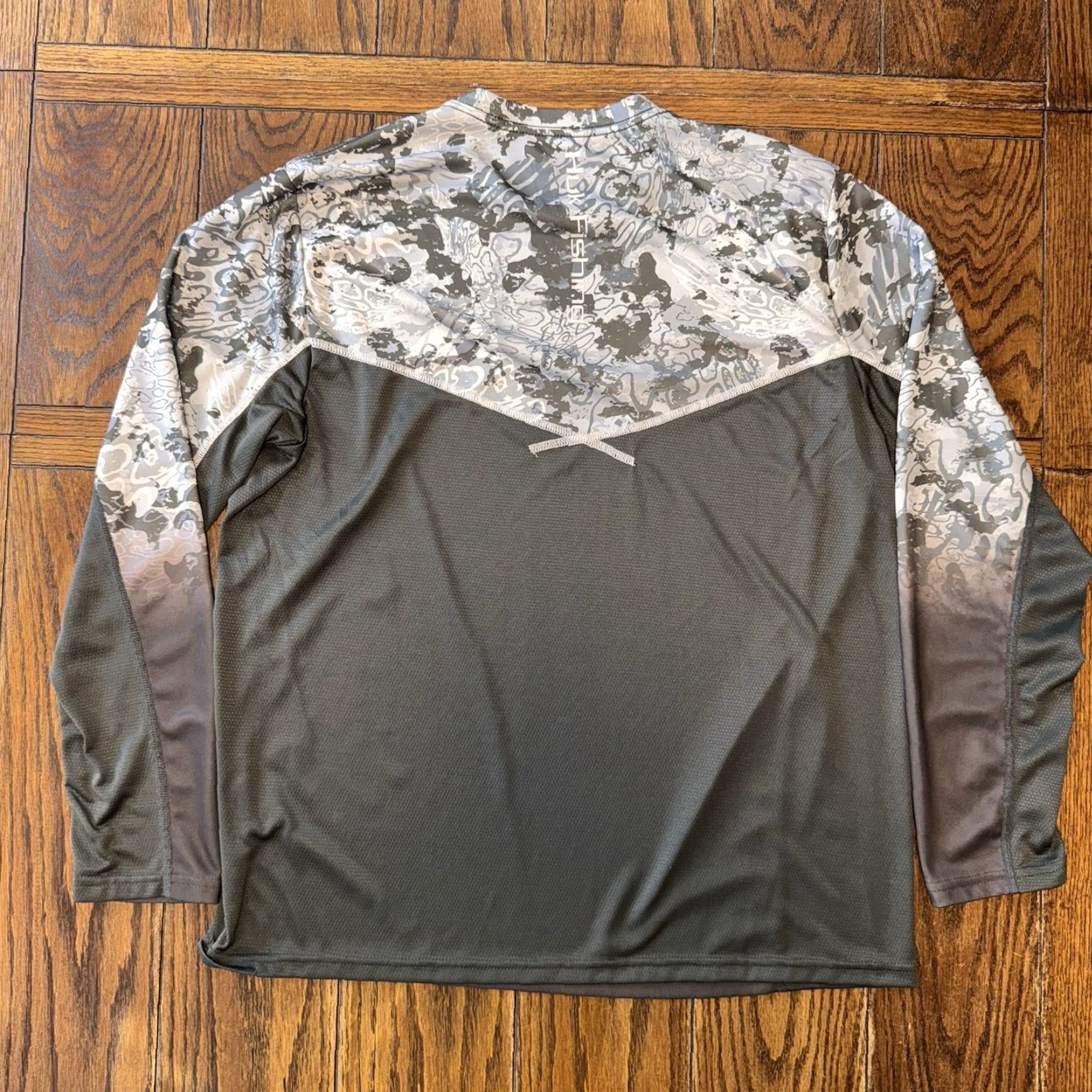 Vintage HUK Fishing Pullover Mens Large Camouflage Performance Gray Shirt Size US L / EU 52-54 / 3 - 5 Thumbnail