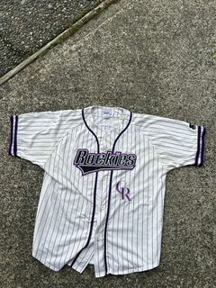 Vintage Los Angeles Lakers Starter baseball style jersey pinstripe