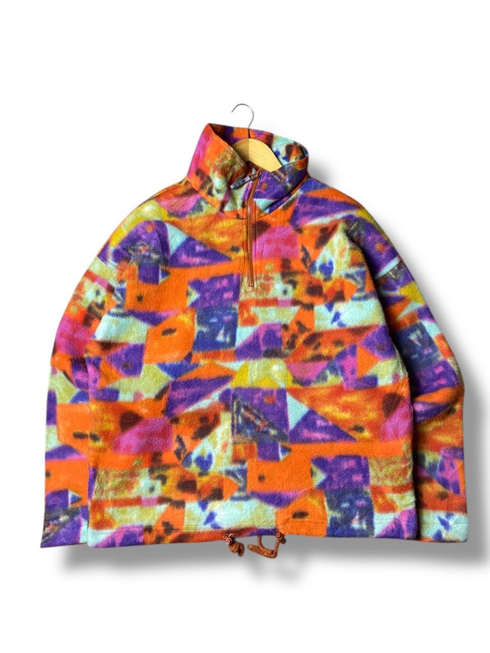 Japanese Brand F.Mountain Half Zip Pullover Fleece Jacket (142) Size US M / EU 48-50 / 2 - 1 Thumbnail