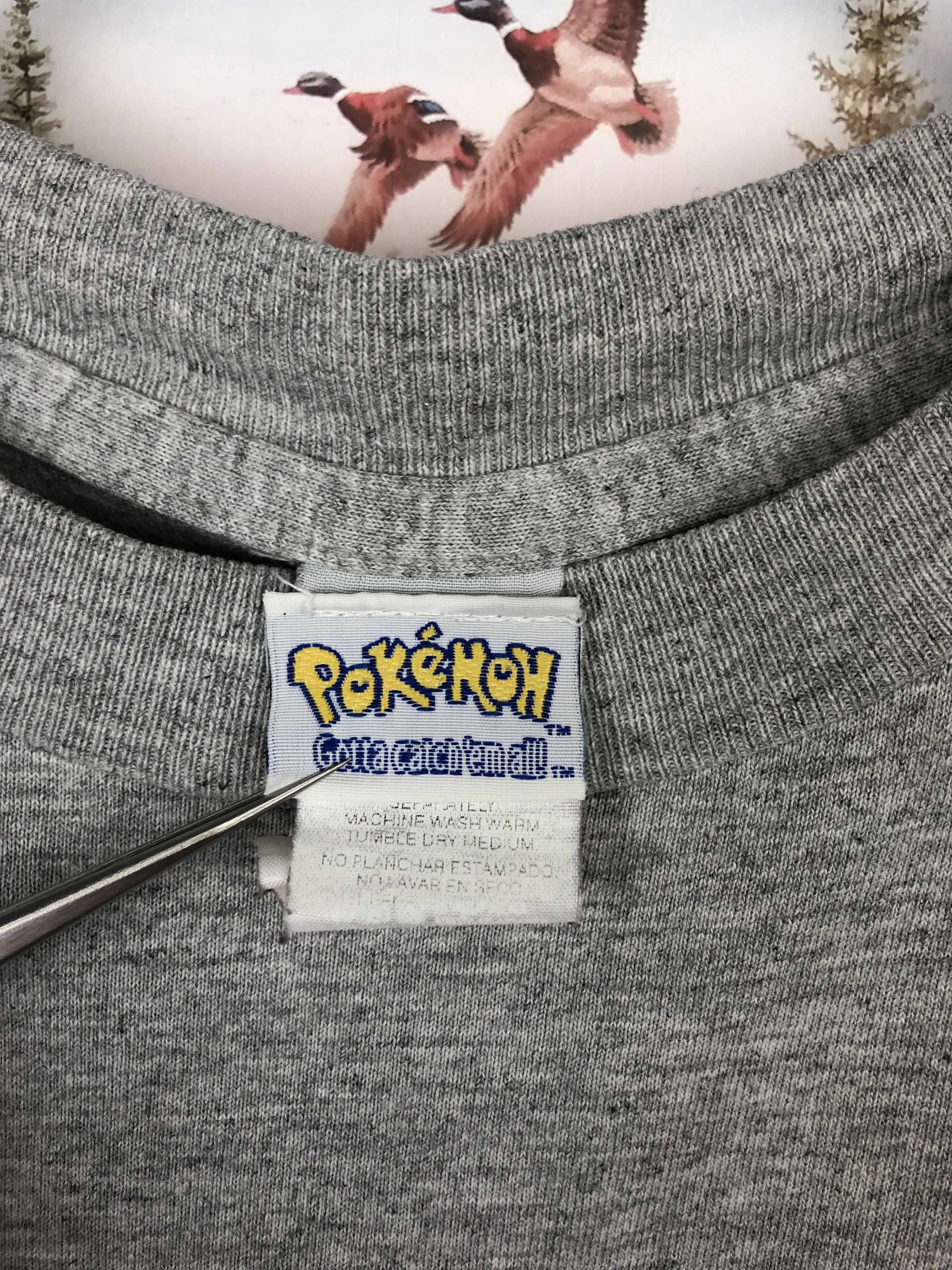 Cartoon Network Vintage Pokemon Pikachu Cartoon Shirt Over Print Rare Size US S / EU 44-46 / 1 - 5 Thumbnail