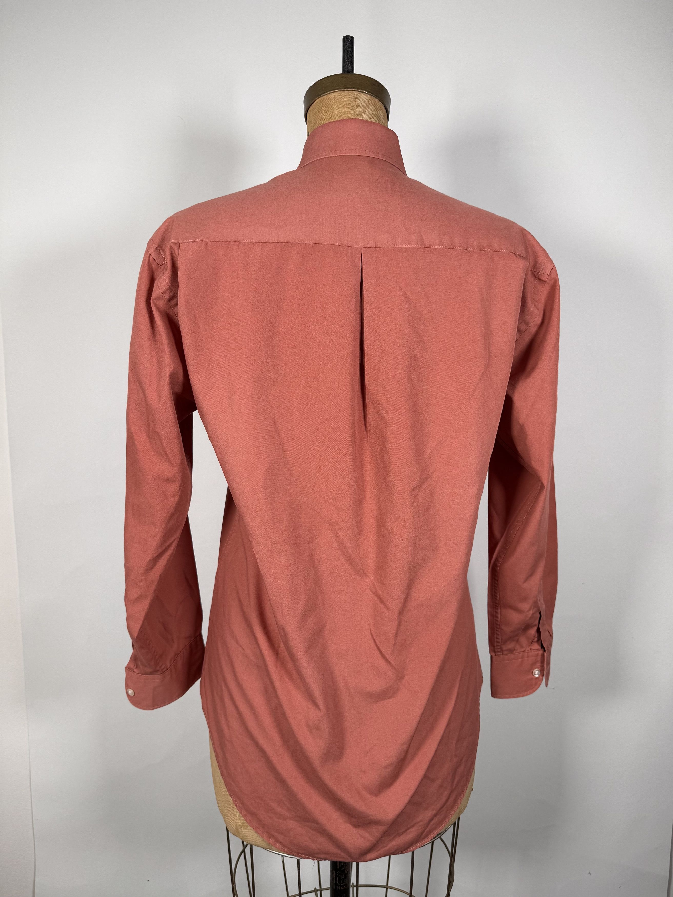 Yves Saint Laurent Vintage Yves Saint Laurent Faded Red Button Up Shirt Size US S / EU 44-46 / 1 - 2 Thumbnail