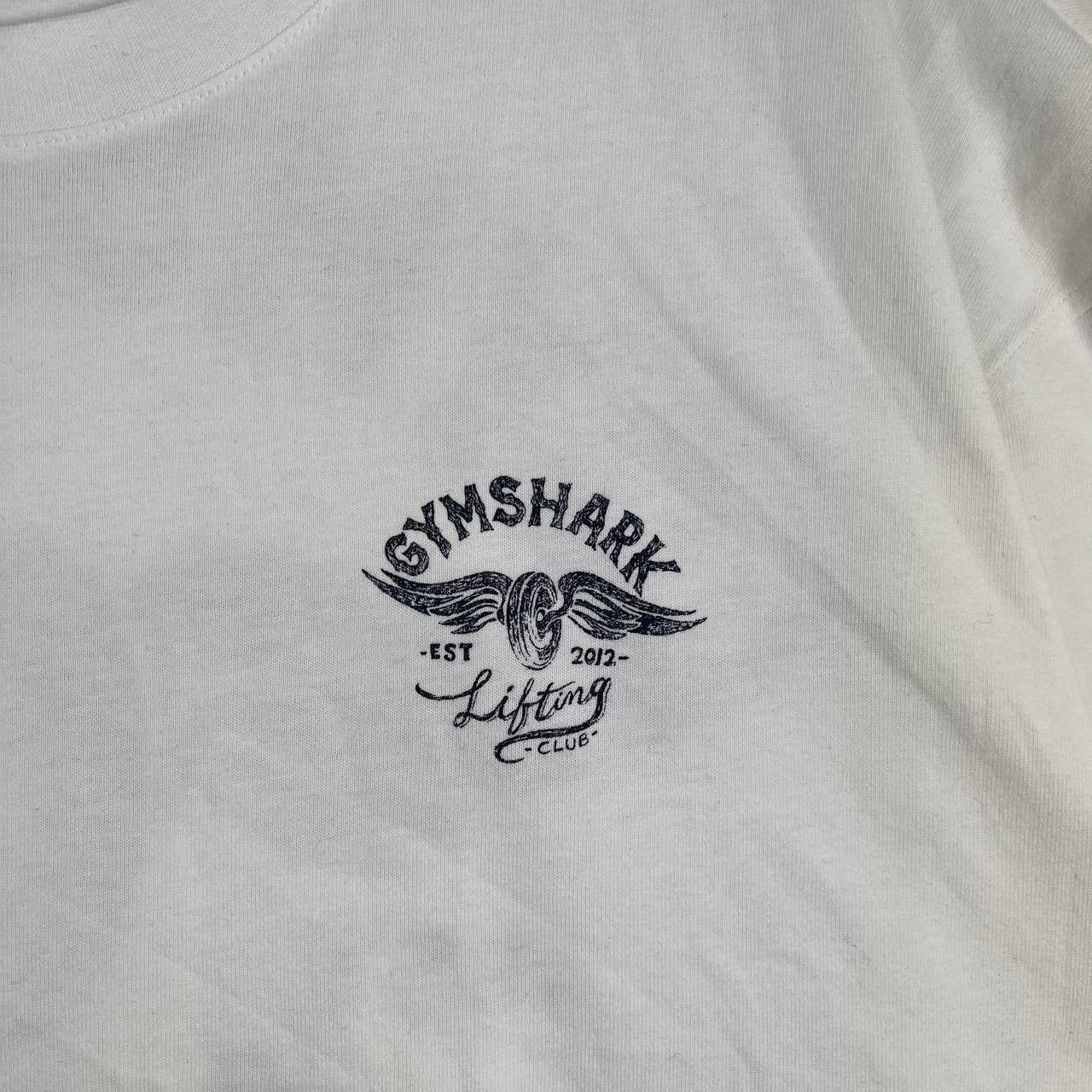 Gymshark Gymshark Lifting Club T Shirt White Graphic Gym Size 3XL Size US XXL / EU 58 / 5 - 4 Thumbnail