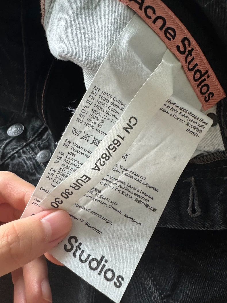 Acne Studios Acne Studios black jeans Size US 30 / EU 46 - 2 Thumbnail