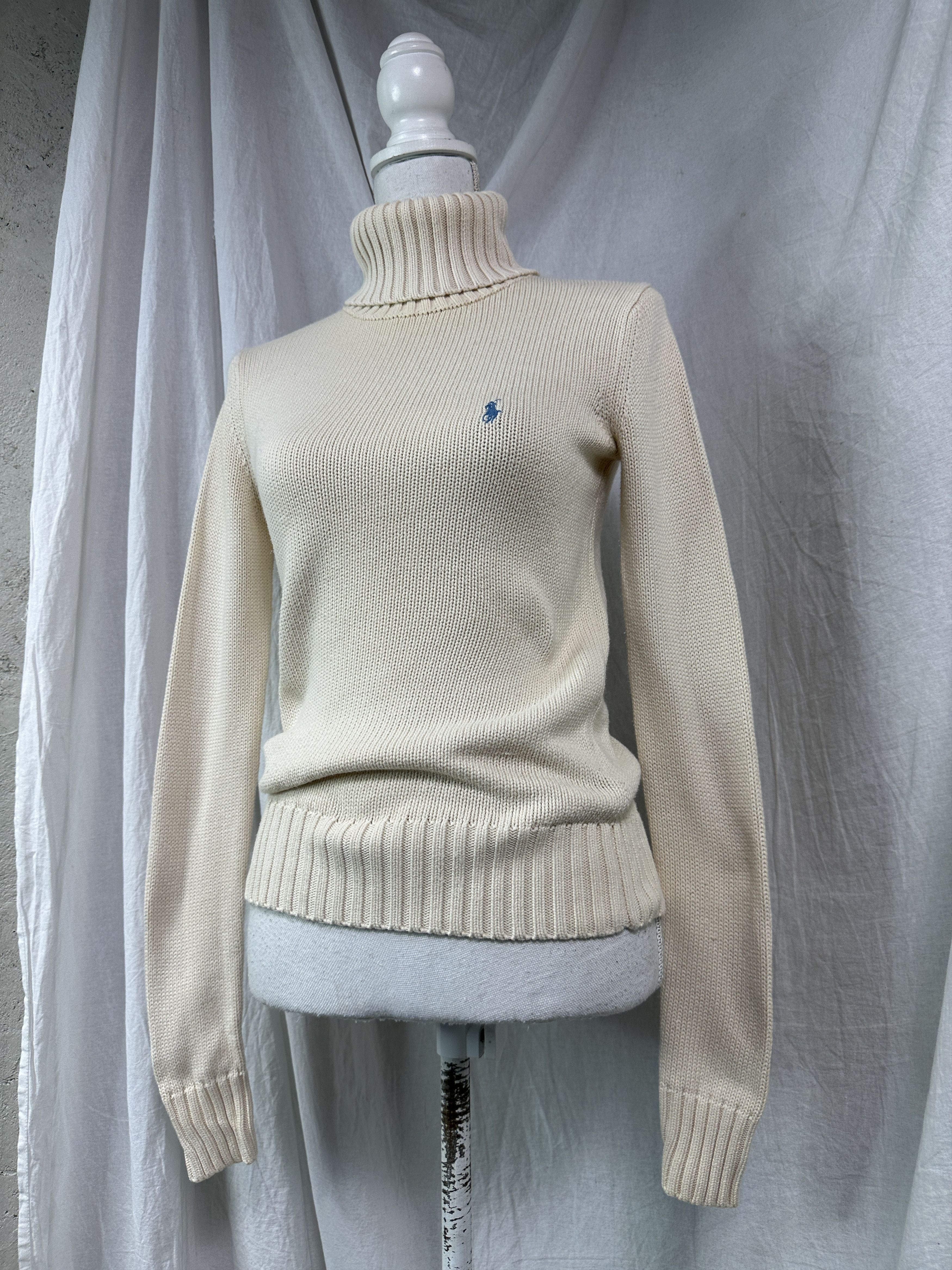 Polo Ralph Lauren Vintage Streetwear Polo Ralph Lauren Turtleneck Sweater 00s Size S / US 4 / IT 40 - 1 Thumbnail
