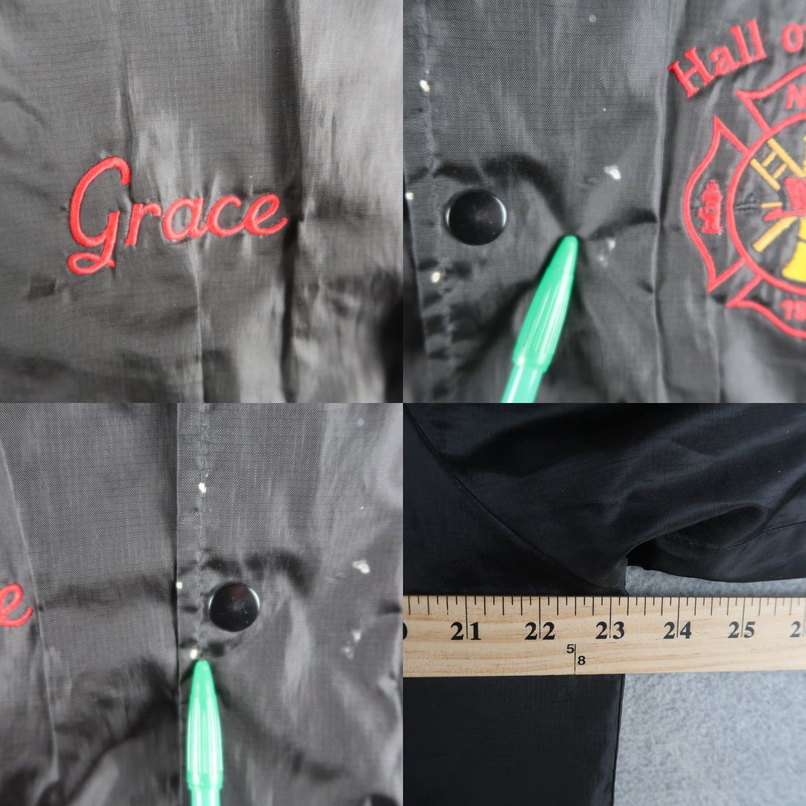 Vintage Vintage Rawlings Bomber Jacket Unisex Adults M Black Satin Accent Logo Zip Snap Casual USA Size US M / EU 48-50 / 2 - 8 Thumbnail