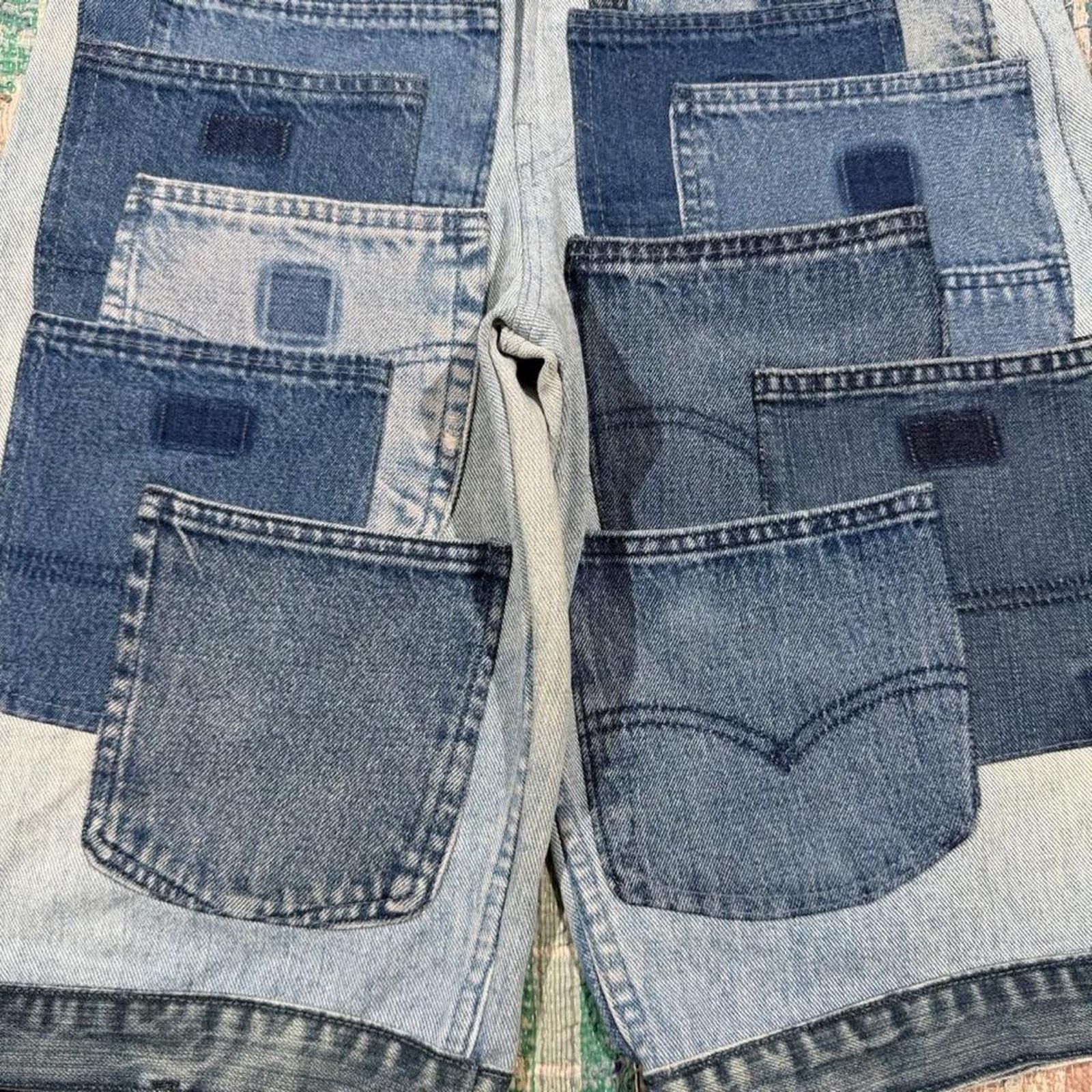 Other Custom patchwork baggy jorts size 30 Size US 30 / EU 46 - 4 Thumbnail