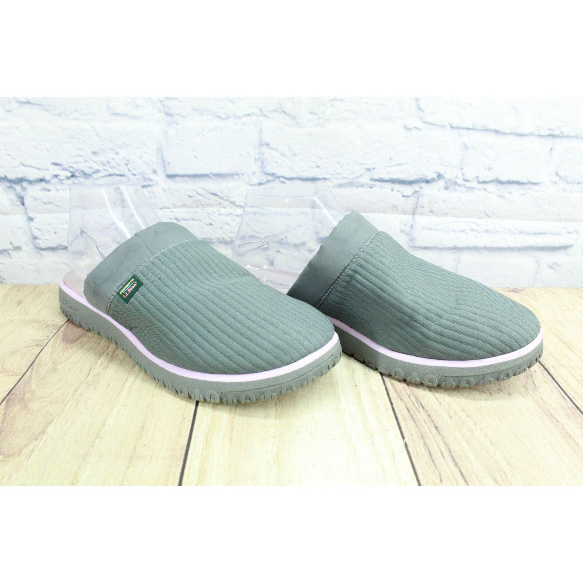 L.L. Bean LL Bean Airlight Gray Nylon Slippers Women's Size 9 M Size US 9 / IT 39 - 3 Thumbnail